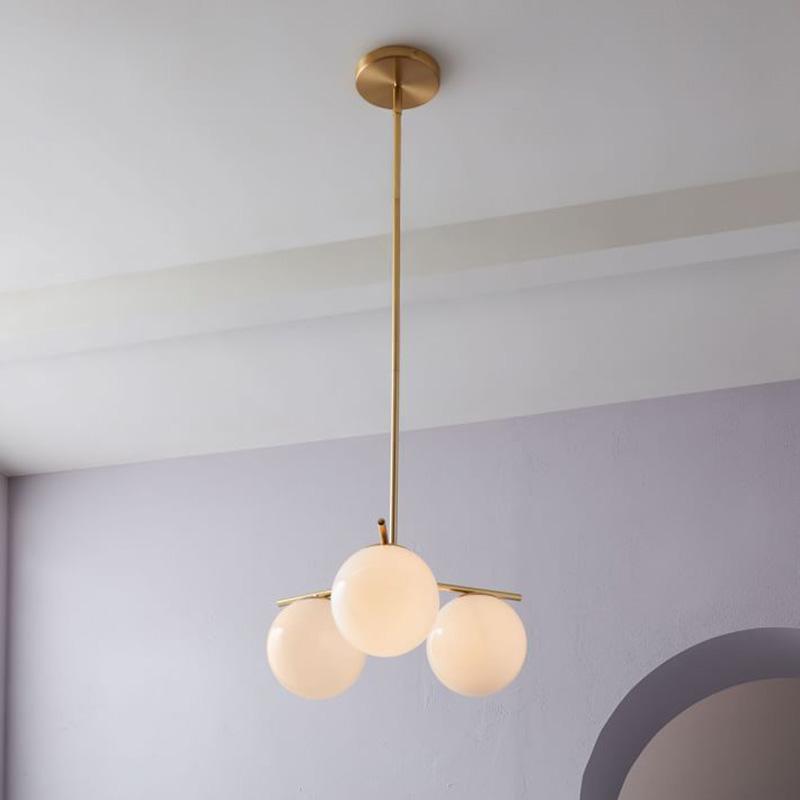 Sphere & Stem Chandelier - Blowlighting