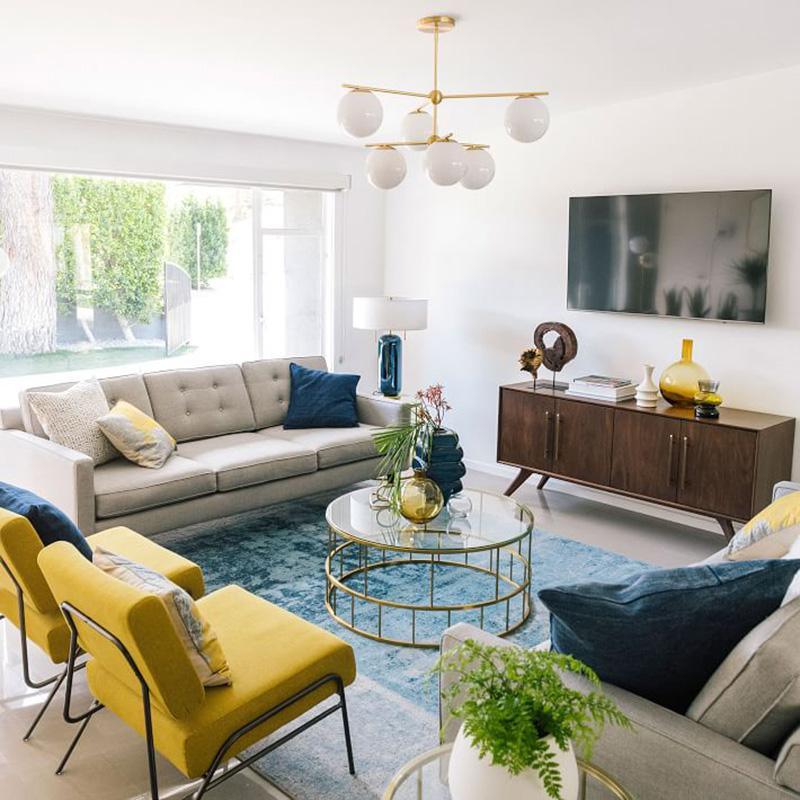 Sphere & Stem Chandelier - Blowlighting