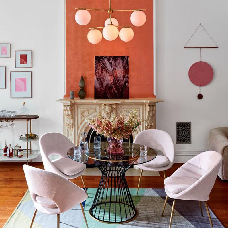 Sphere & Stem Chandelier - Blowlighting