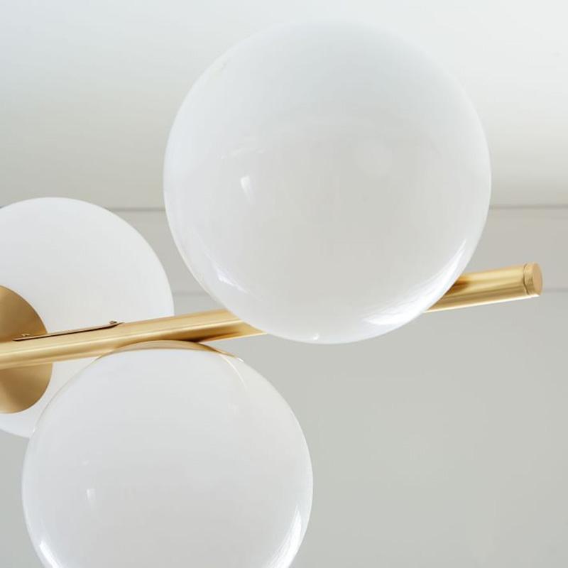 Sphere & Stem Chandelier - Blowlighting