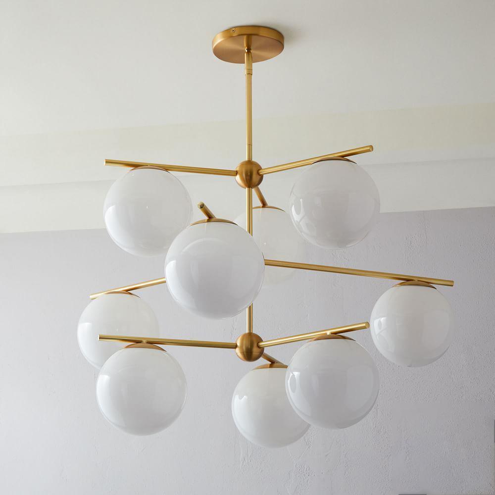 Sphere & Stem Chandelier - Blowlighting