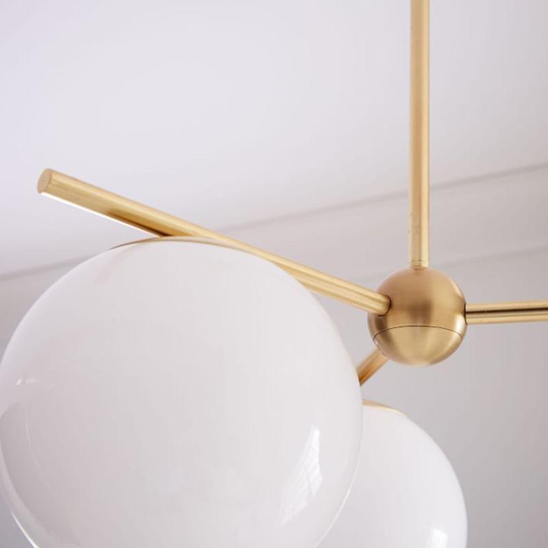 Sphere & Stem Chandelier - Blowlighting
