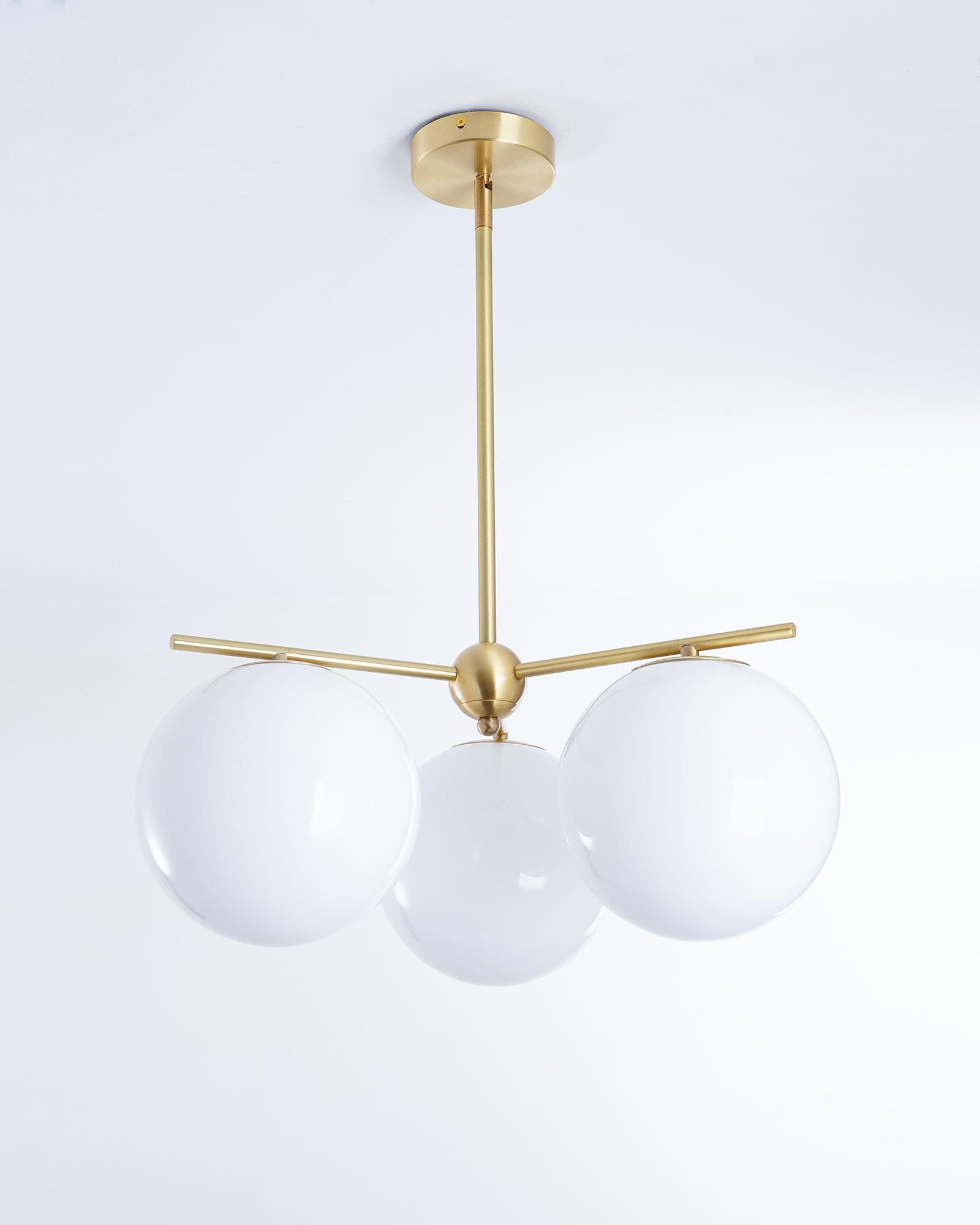 Sphere & Stem Chandelier - Blowlighting