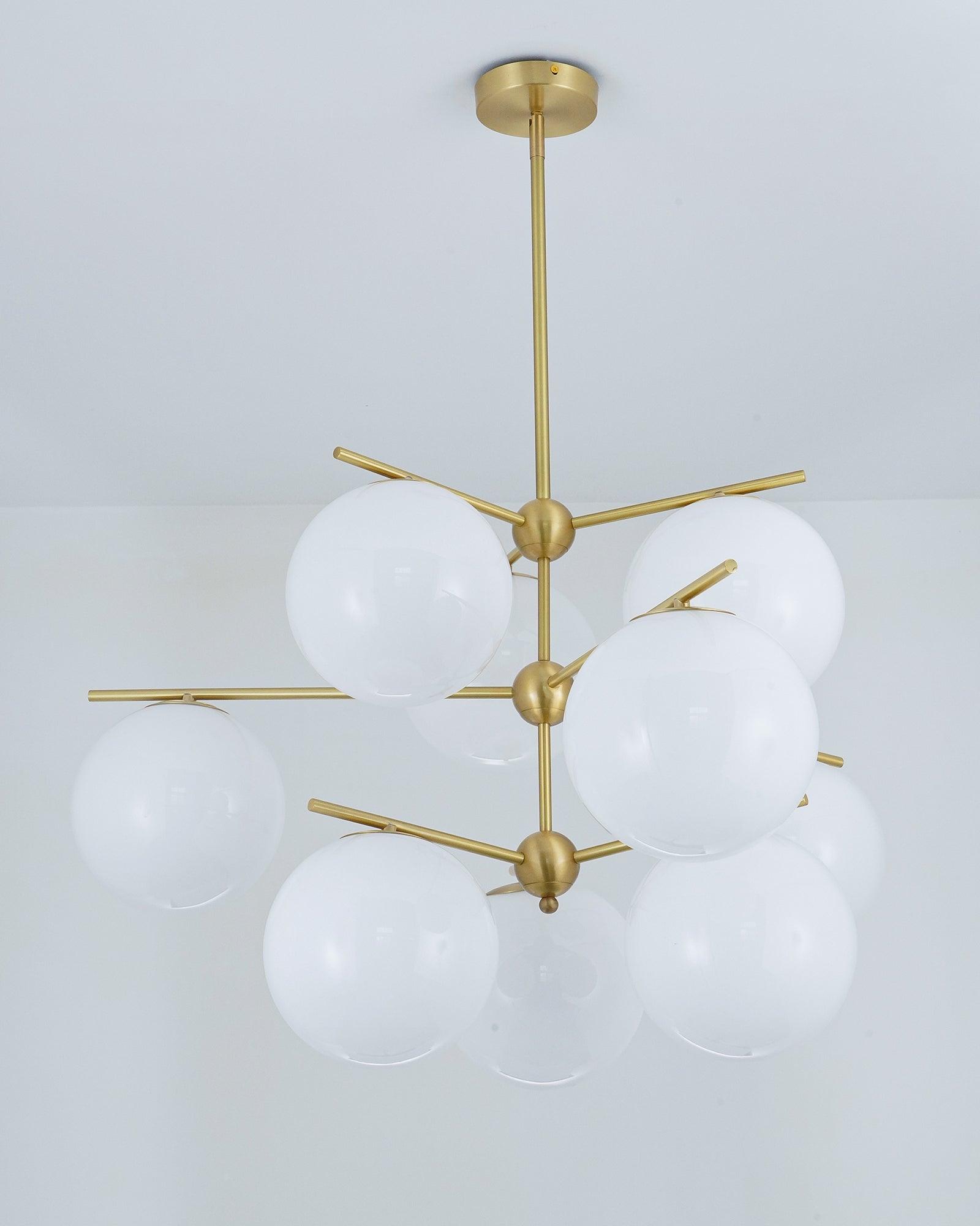 Sphere & Stem Chandelier - Blowlighting
