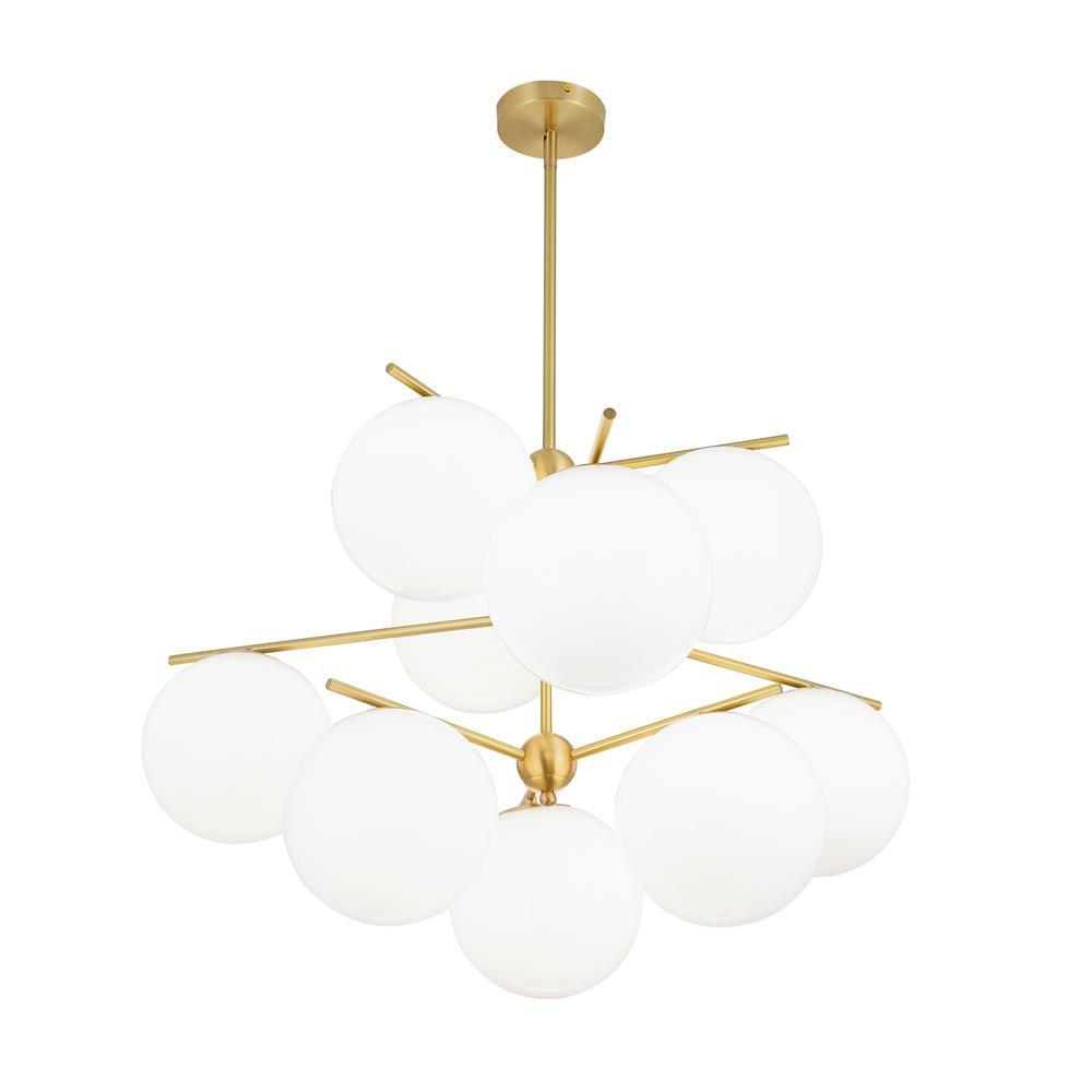 Sphere & Stem Chandelier - Blowlighting