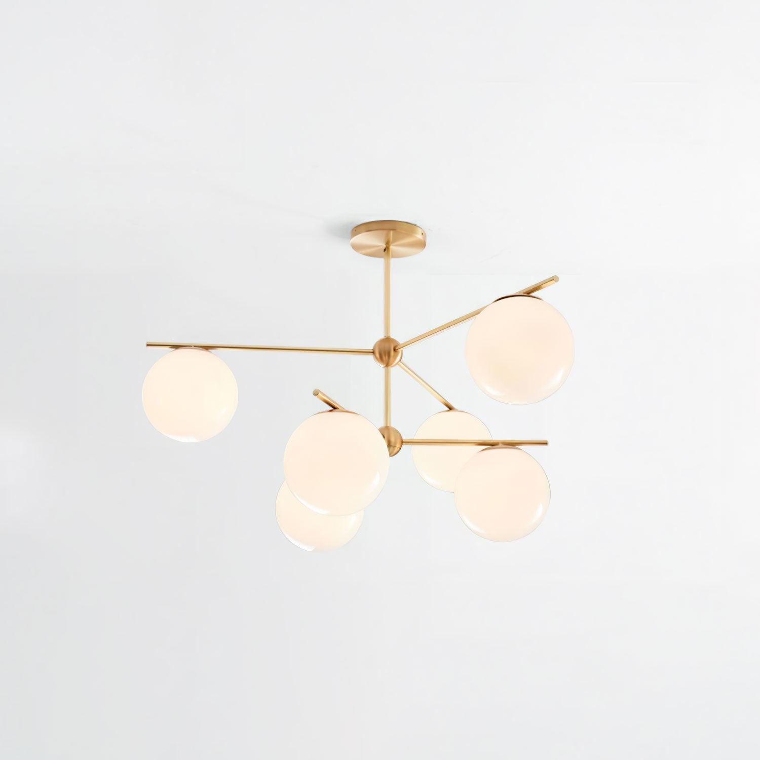 Sphere & Stem Chandelier - Blowlighting