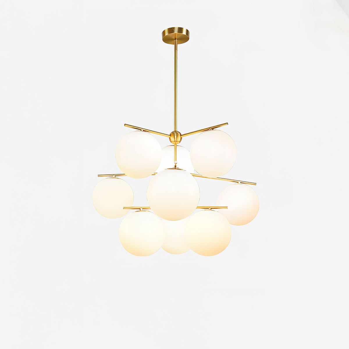 Sphere & Stem Chandelier - Blowlighting