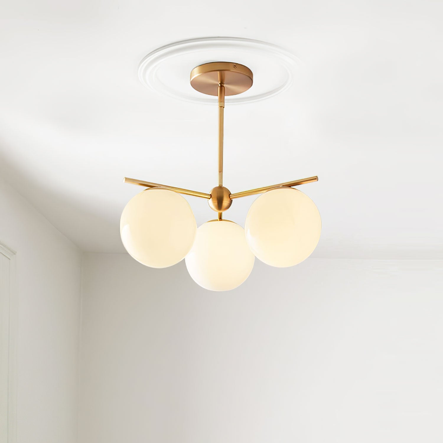 Sphere & Stem Chandelier - Blowlighting