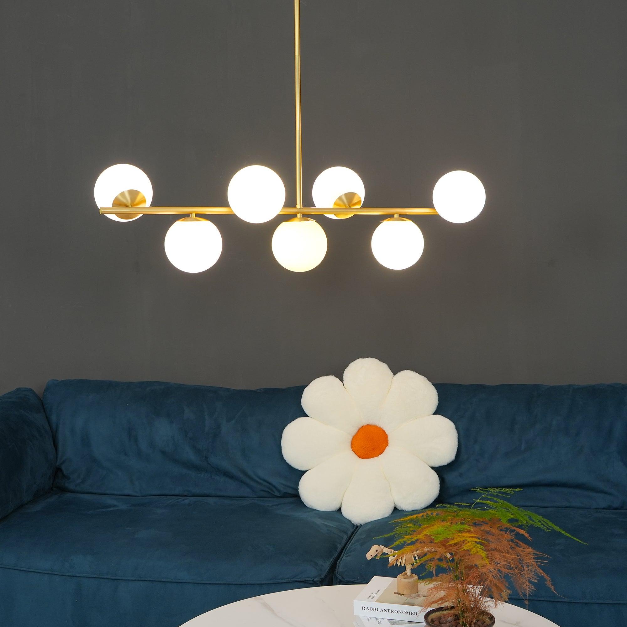 Sphere & Stem Chandelier - Blowlighting