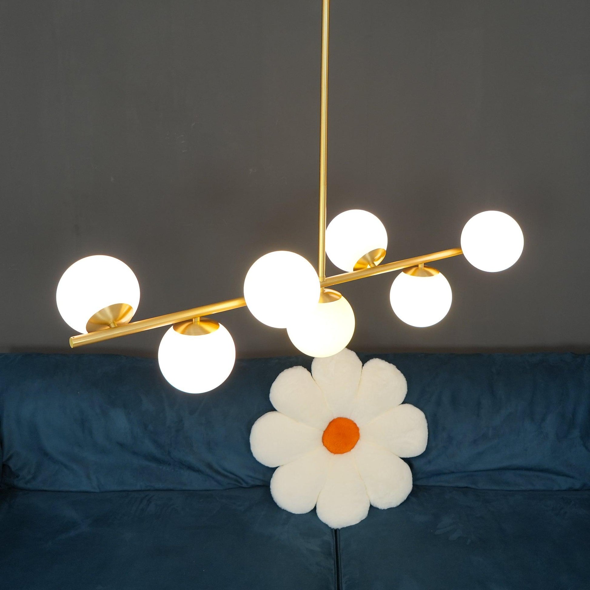 Sphere & Stem Chandelier - Blowlighting