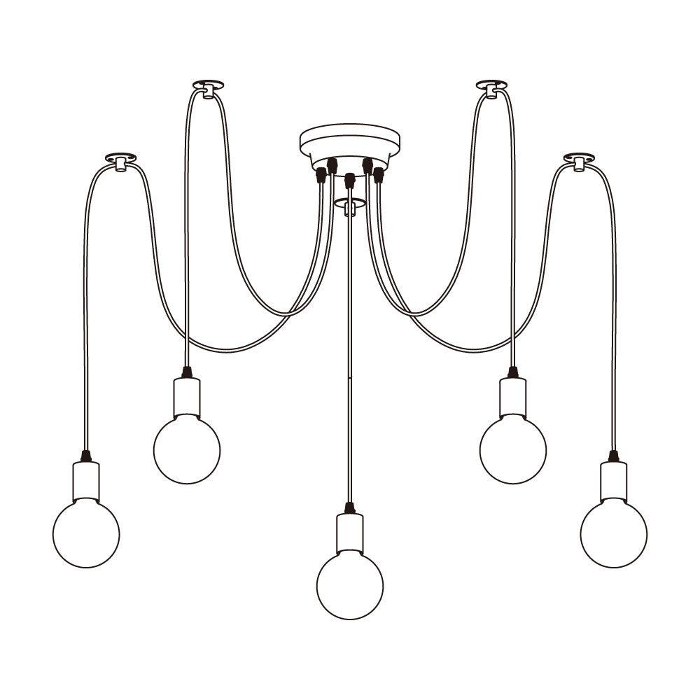 Spider Ceiling Chandelier - Blowlighting