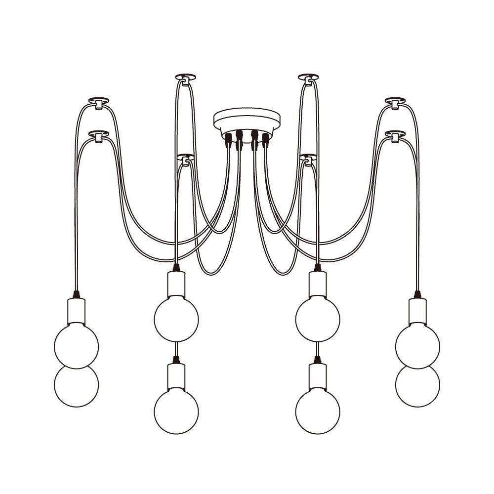 Spider Ceiling Chandelier - Blowlighting