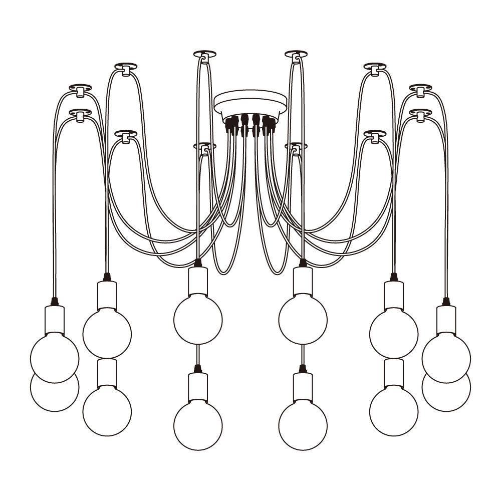Spider Ceiling Chandelier - Blowlighting