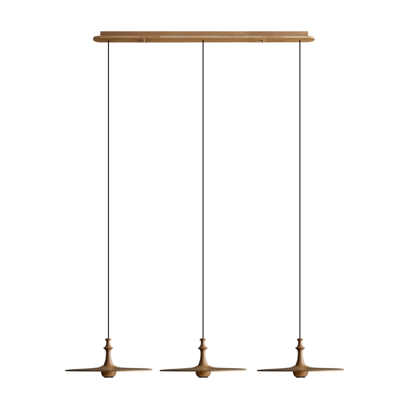 Syrinyra Sculptural Wood Disc Pendant Light - Blowlighting