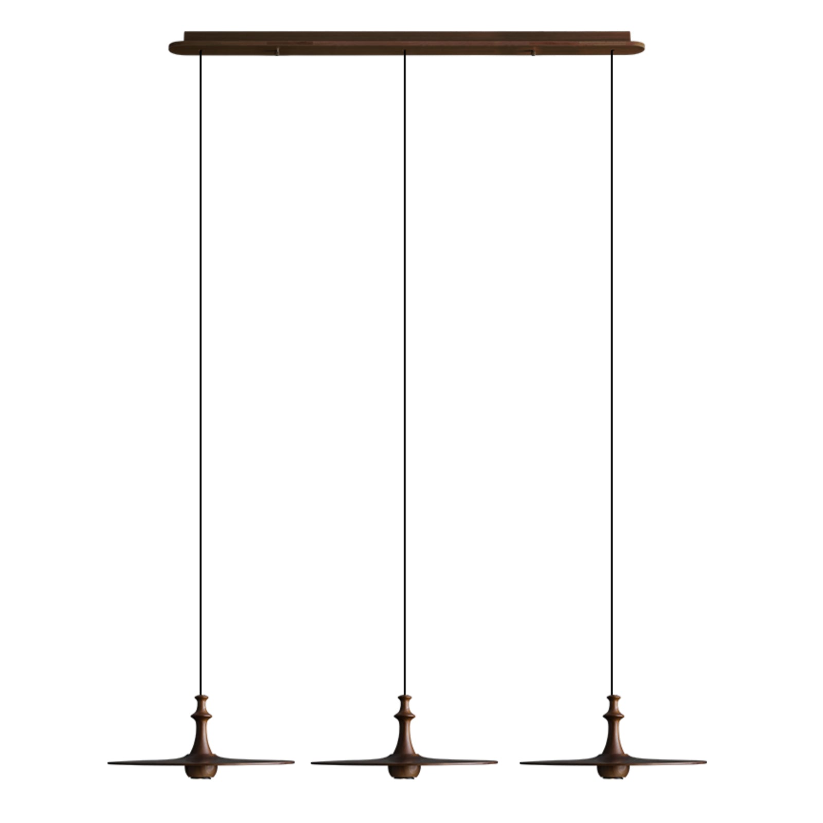 Syrinyra Sculptural Wood Disc Pendant Light - Blowlighting