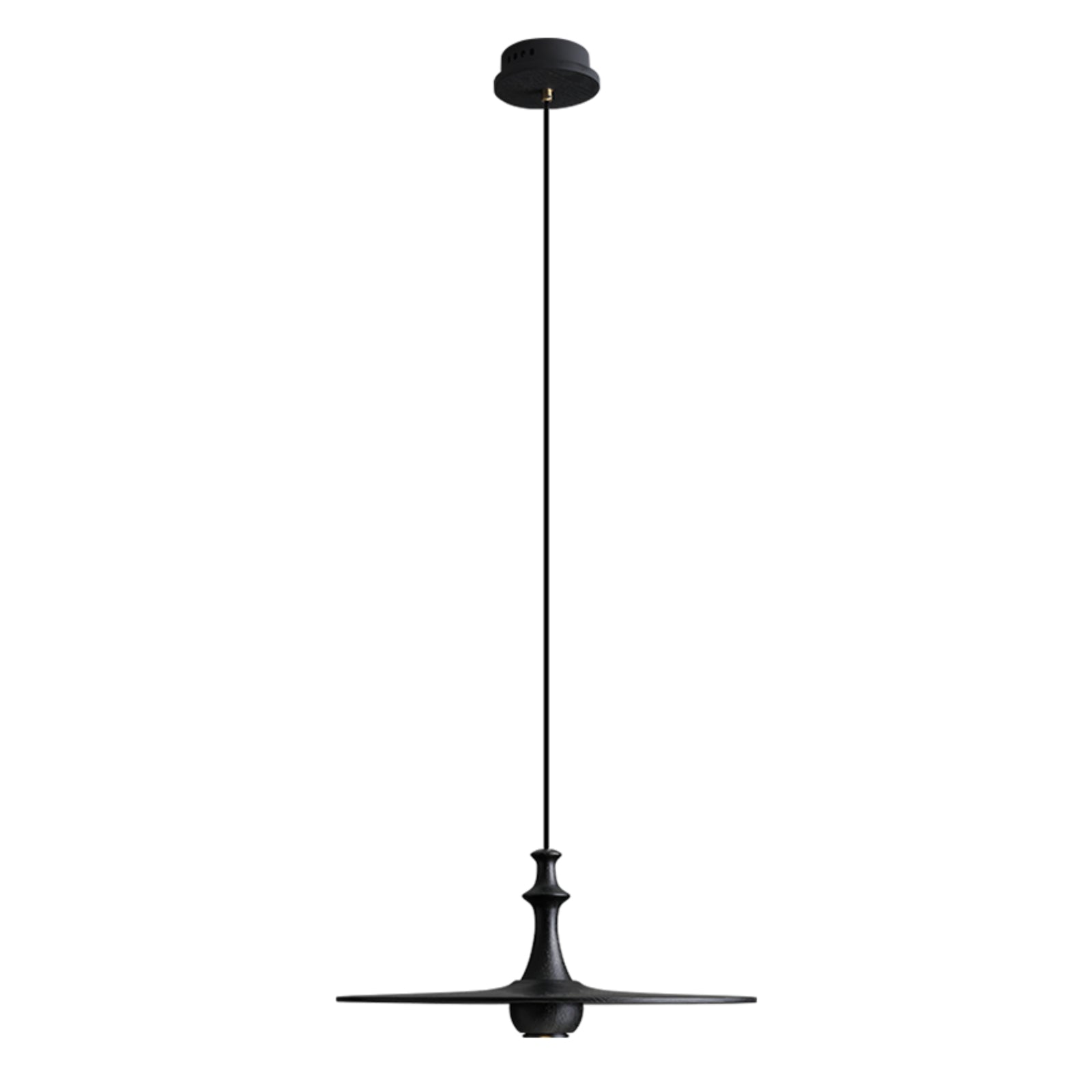 Syrinyra Sculptural Wood Disc Pendant Light - Blowlighting