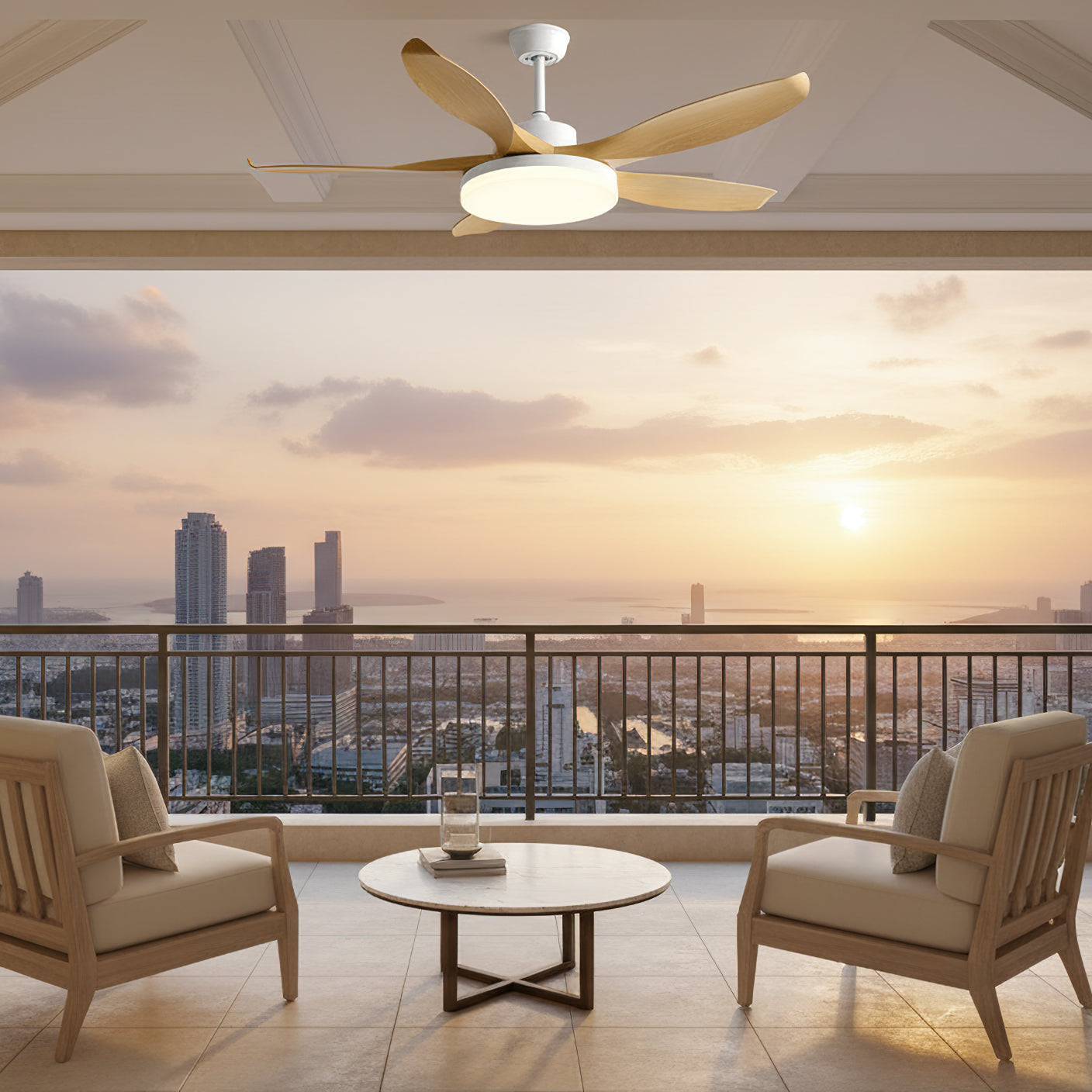 Splenda Modern ABS Ceiling Fan Light
