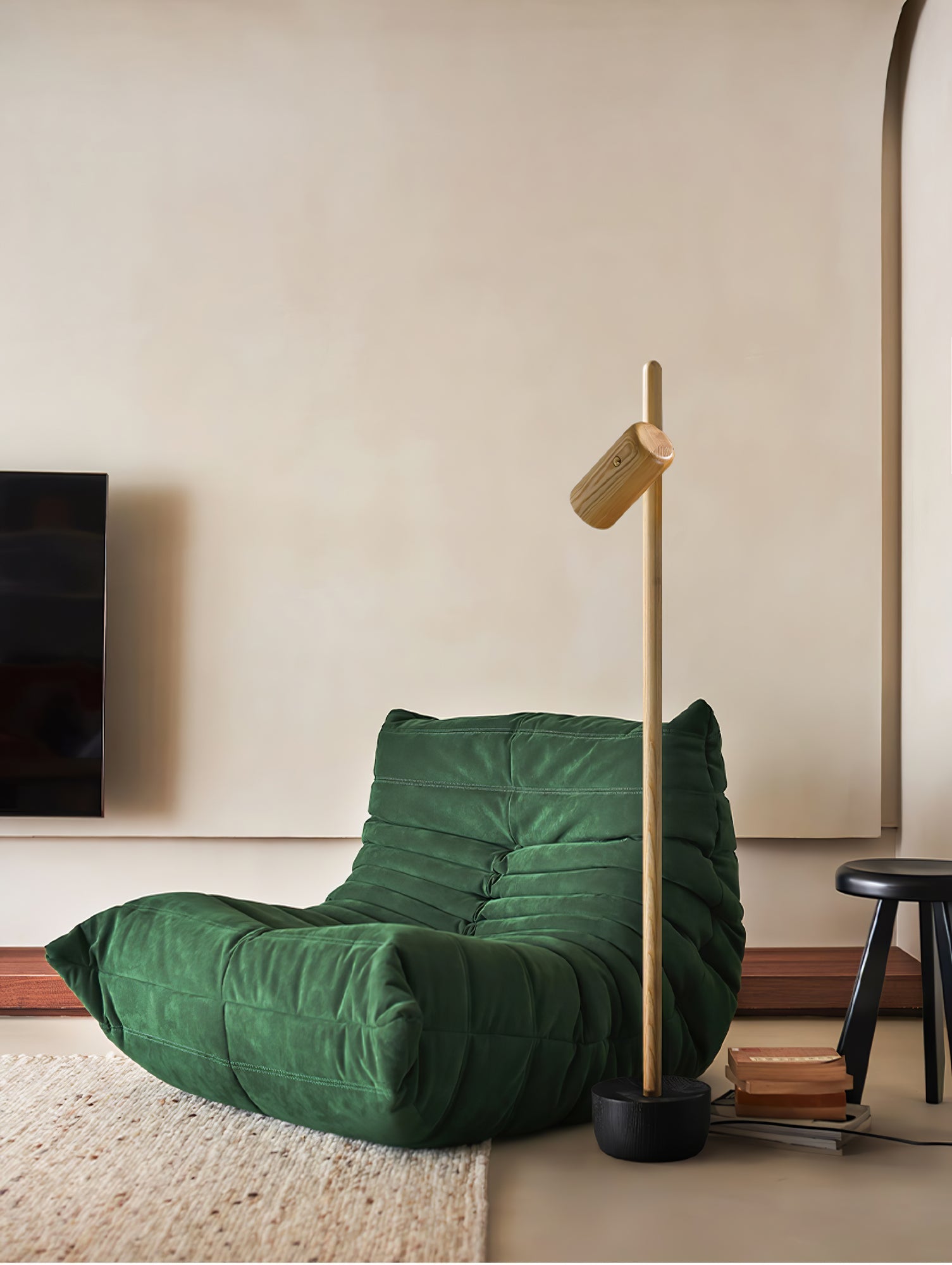 Spotlight Wood Floor Lamp - Blowlighting