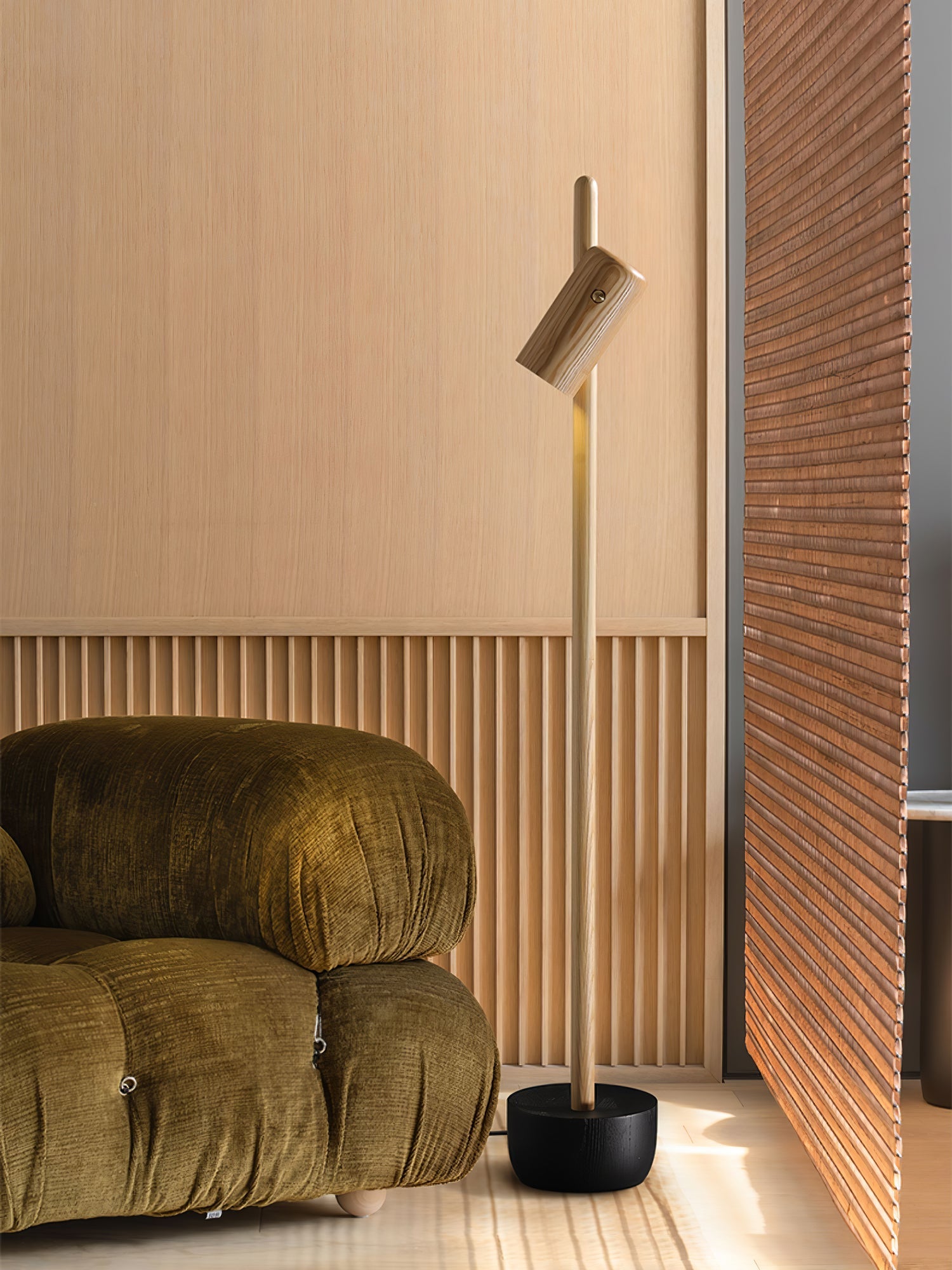 Spotlight Wood Floor Lamp - Blowlighting