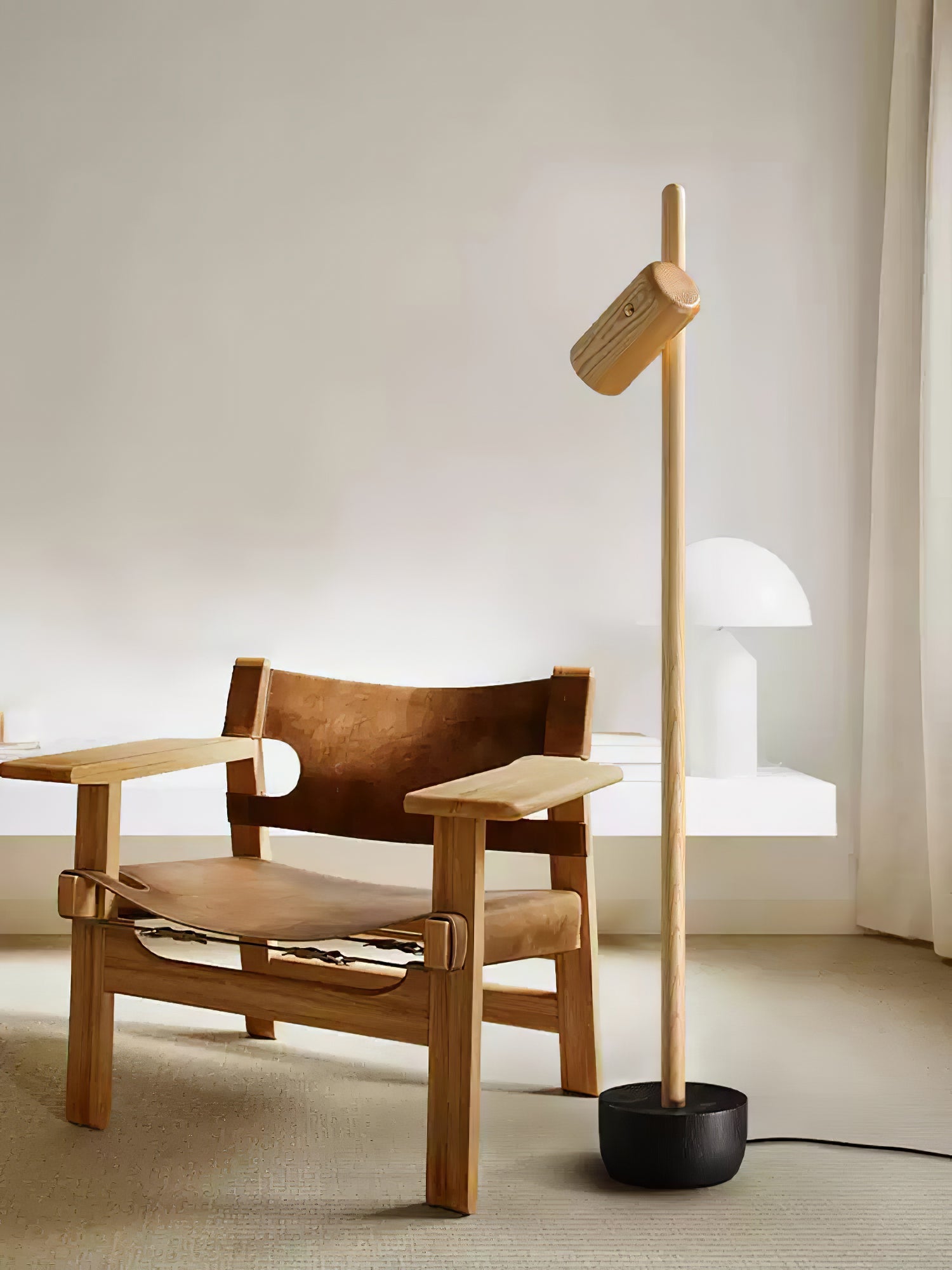 Spotlight Wood Floor Lamp - Blowlighting