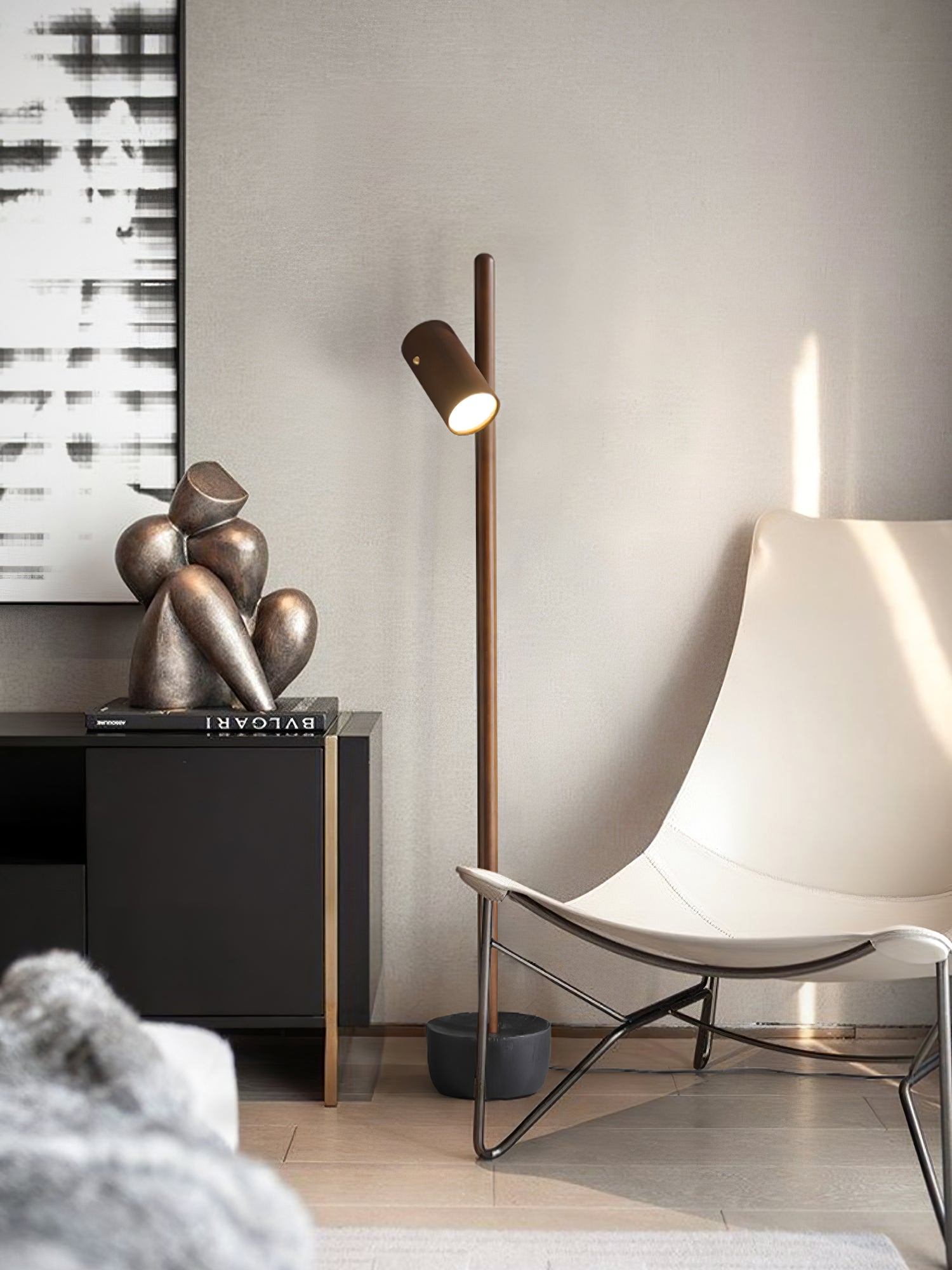 Spotlight Wood Floor Lamp - Blowlighting