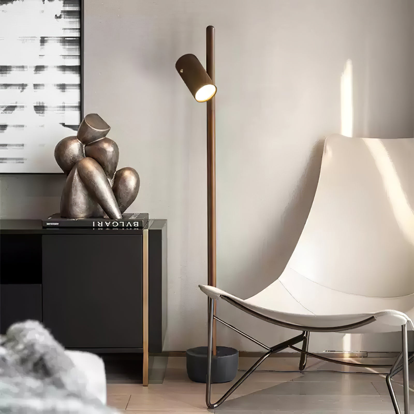 Spotlight Wood Floor Lamp - Blowlighting