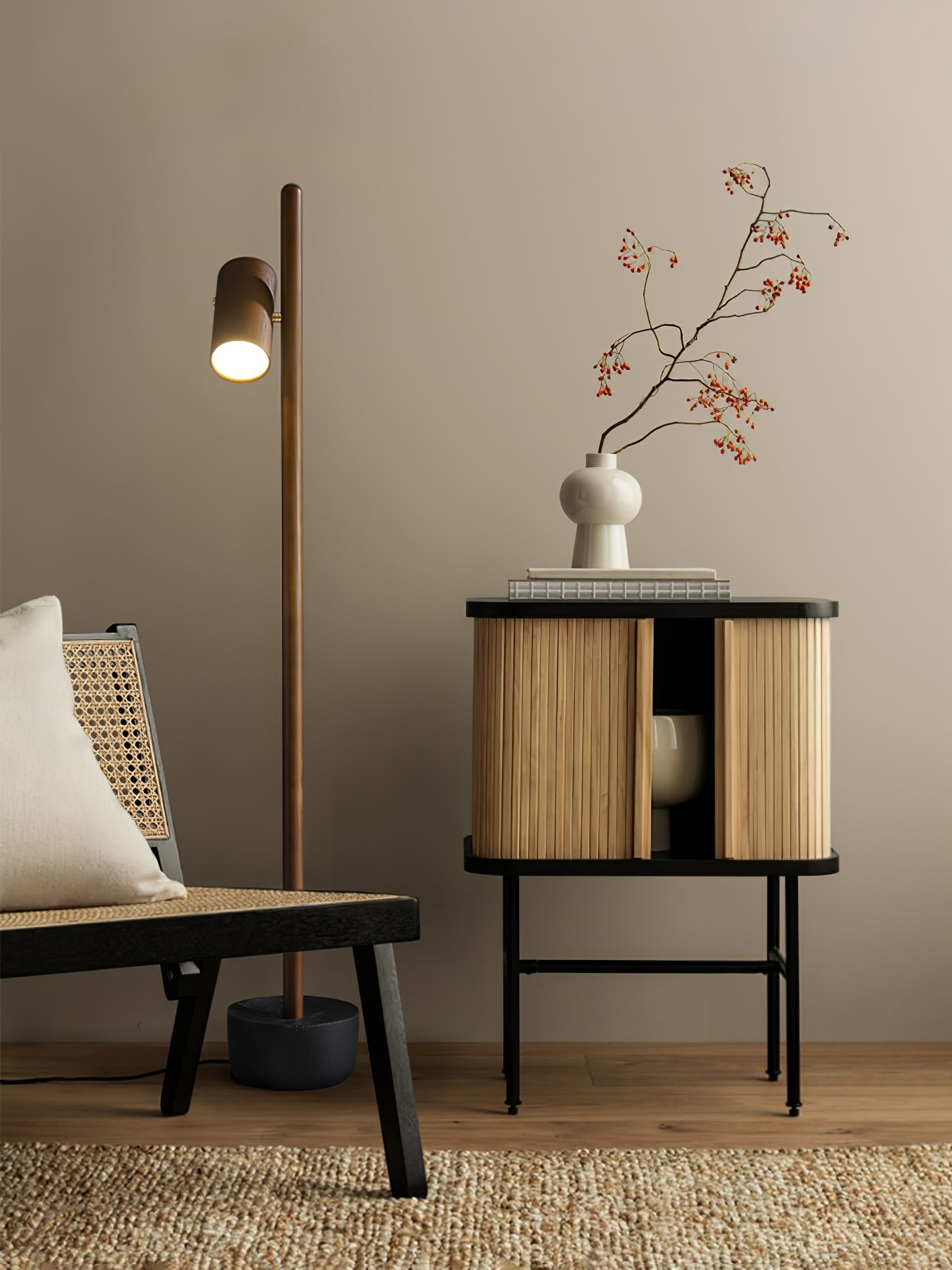 Spotlight Wood Floor Lamp - Blowlighting