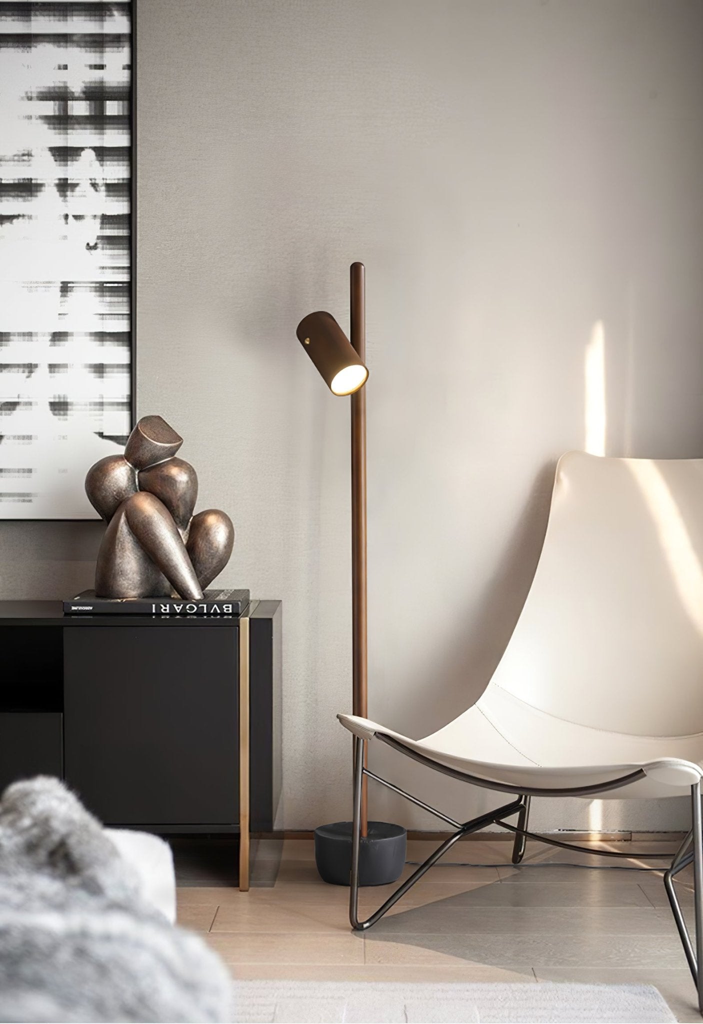 Spotlight Wood Floor Lamp - Blowlighting