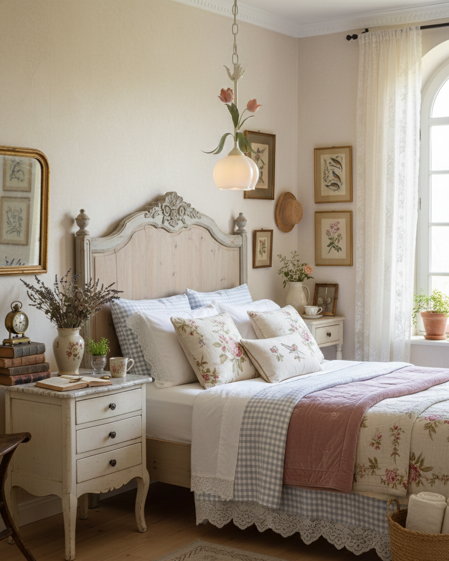 Springeau Floral Glass Pendant Light