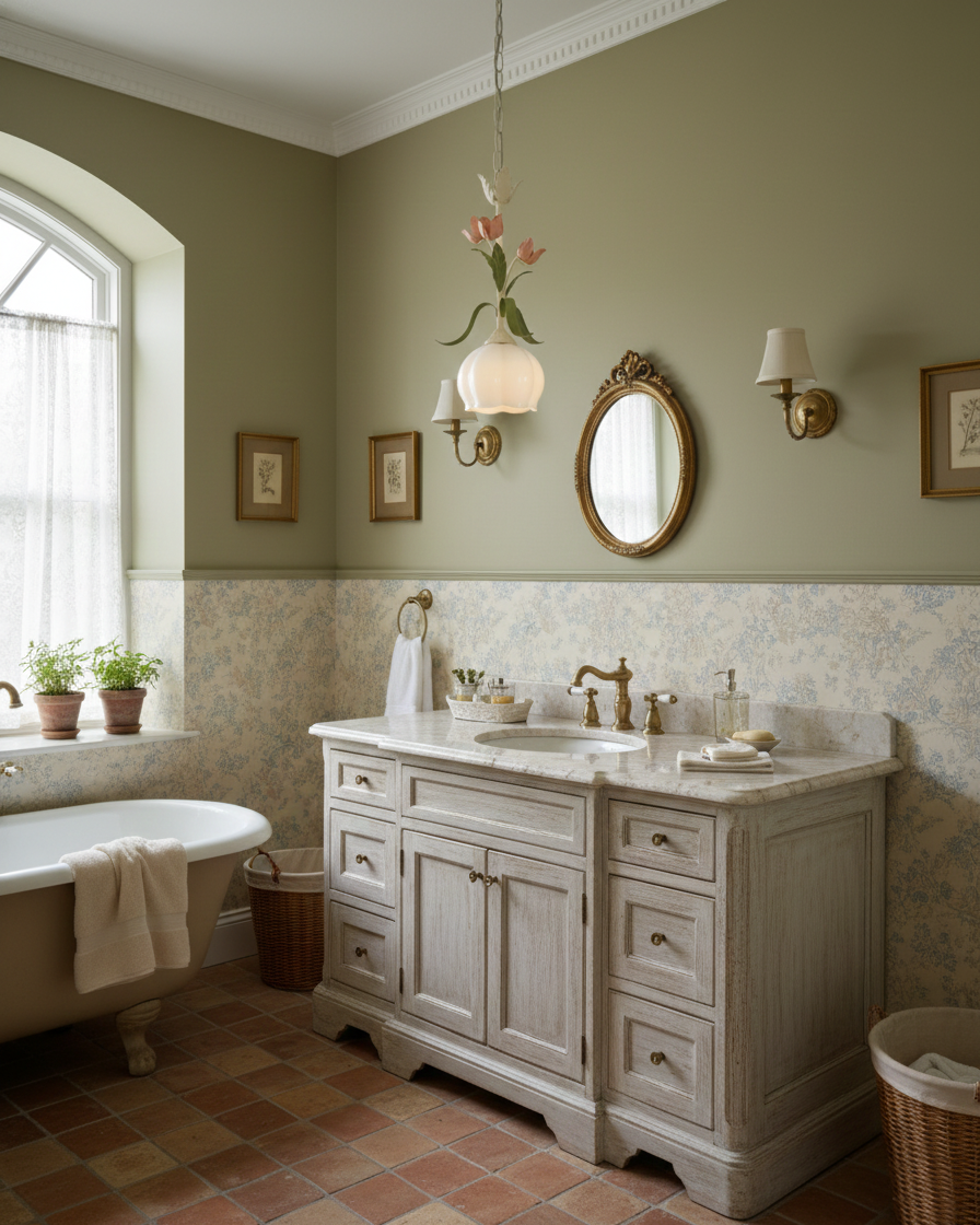 Springeau Floral Glass Pendant Light