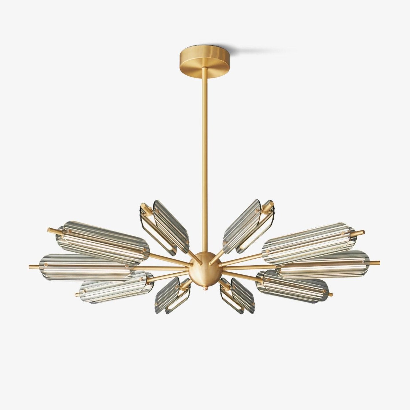 Sputnik Brass Chandelier - Blowlighting