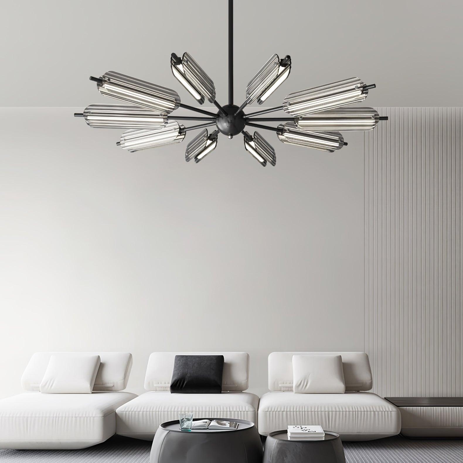 Sputnik Brass Chandelier - Blowlighting
