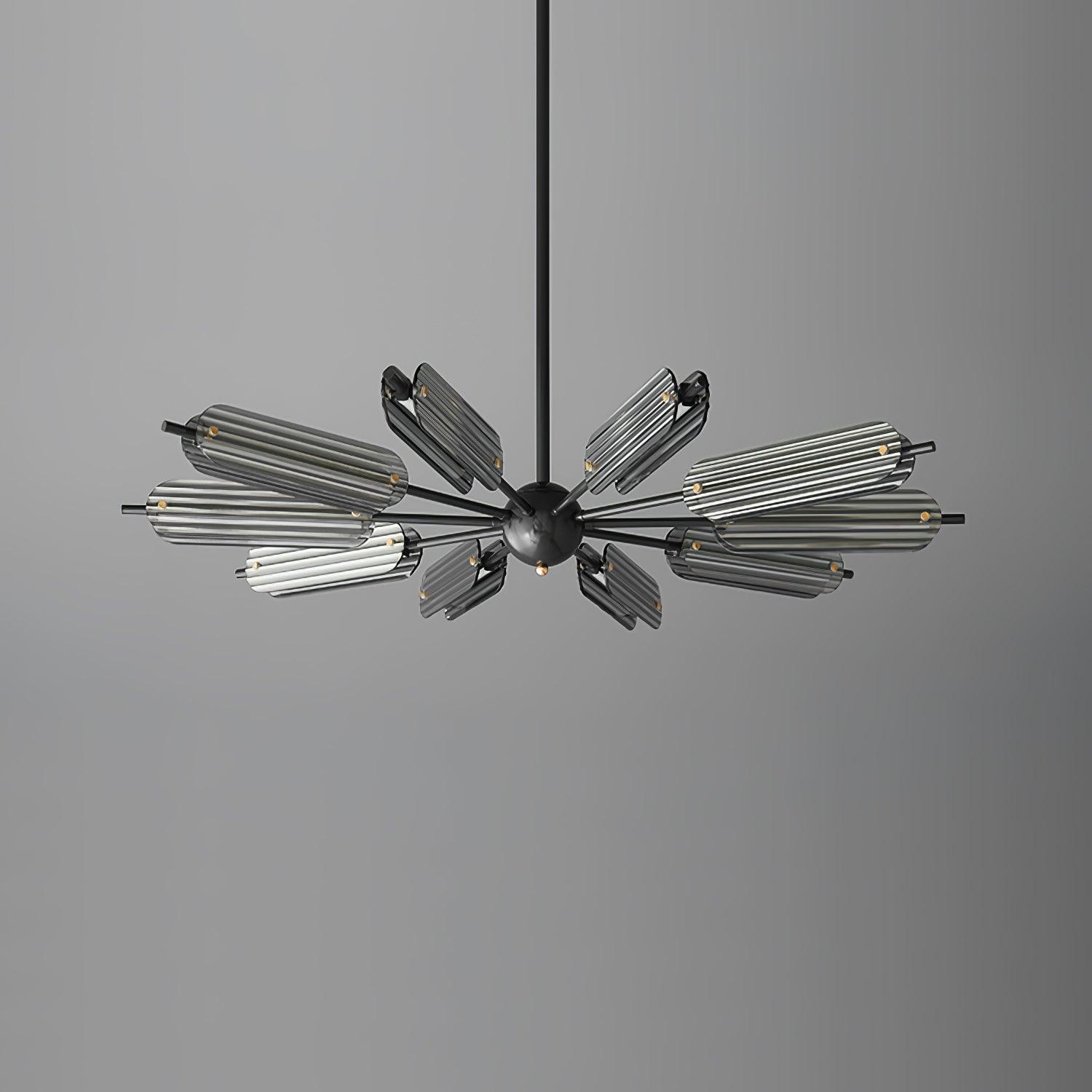 Sputnik Brass Chandelier - Blowlighting