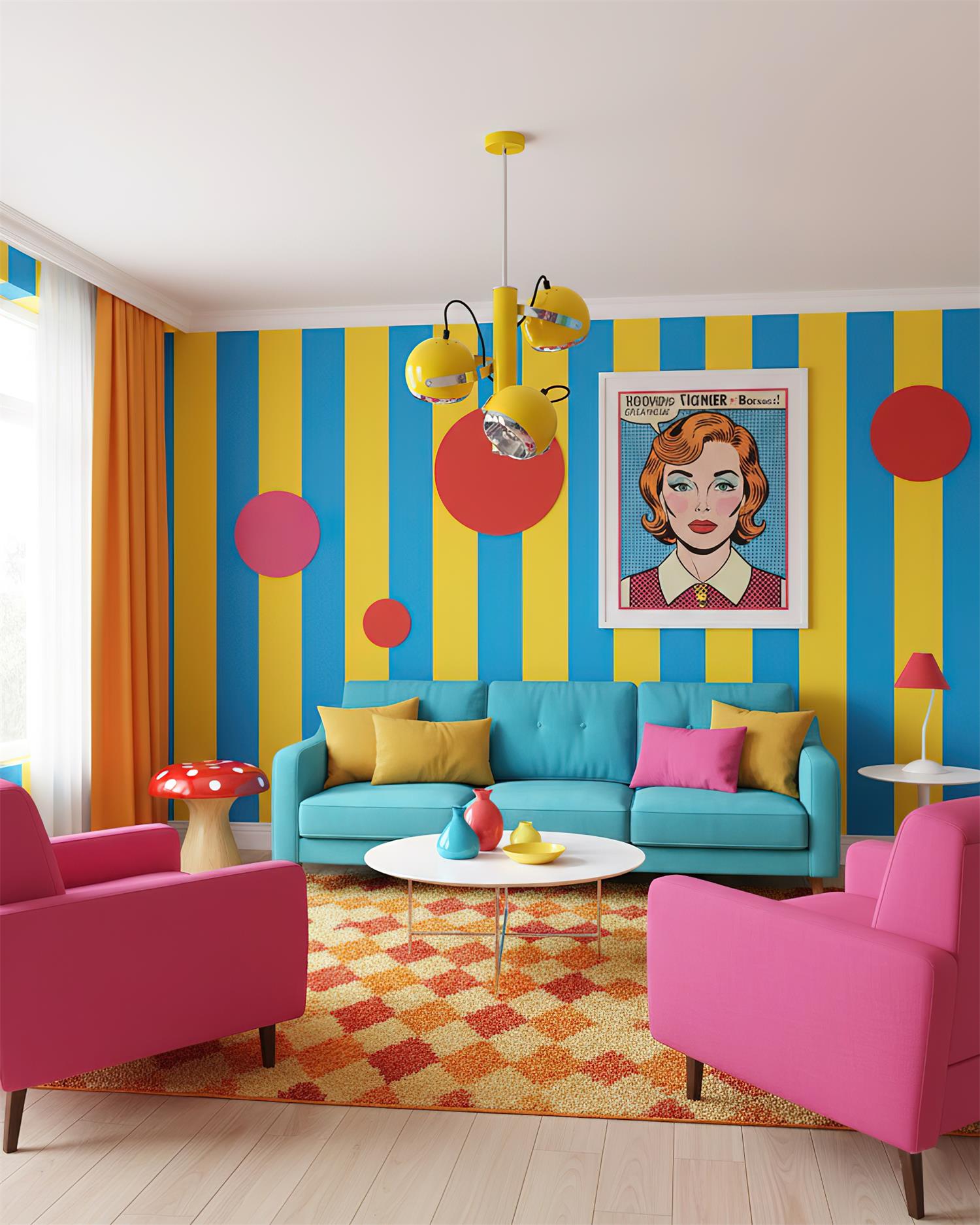 Sputnik Modern Metal Pendant Light