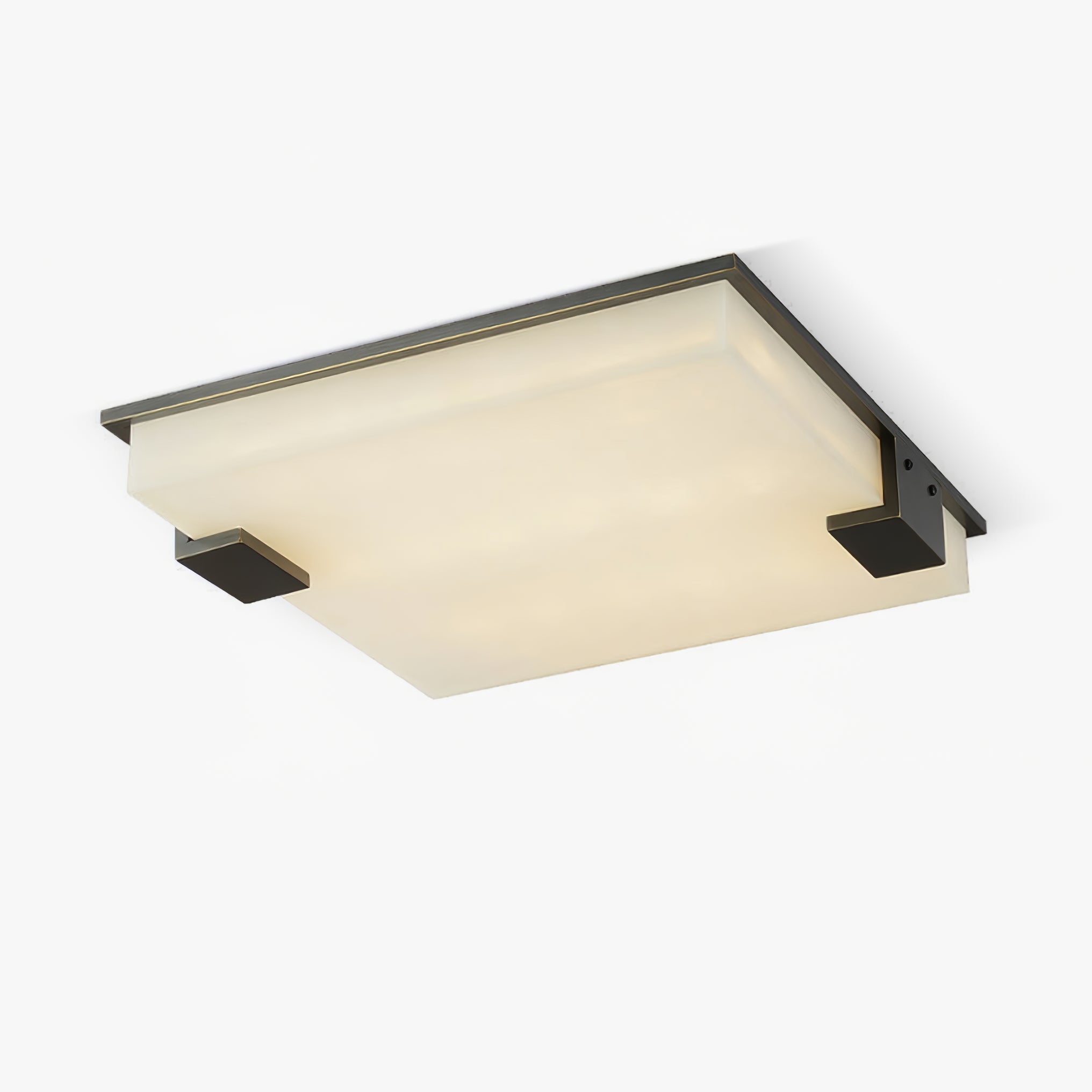 Otalyra Minimalist Alabaster Ceiling Light - Blowlighting