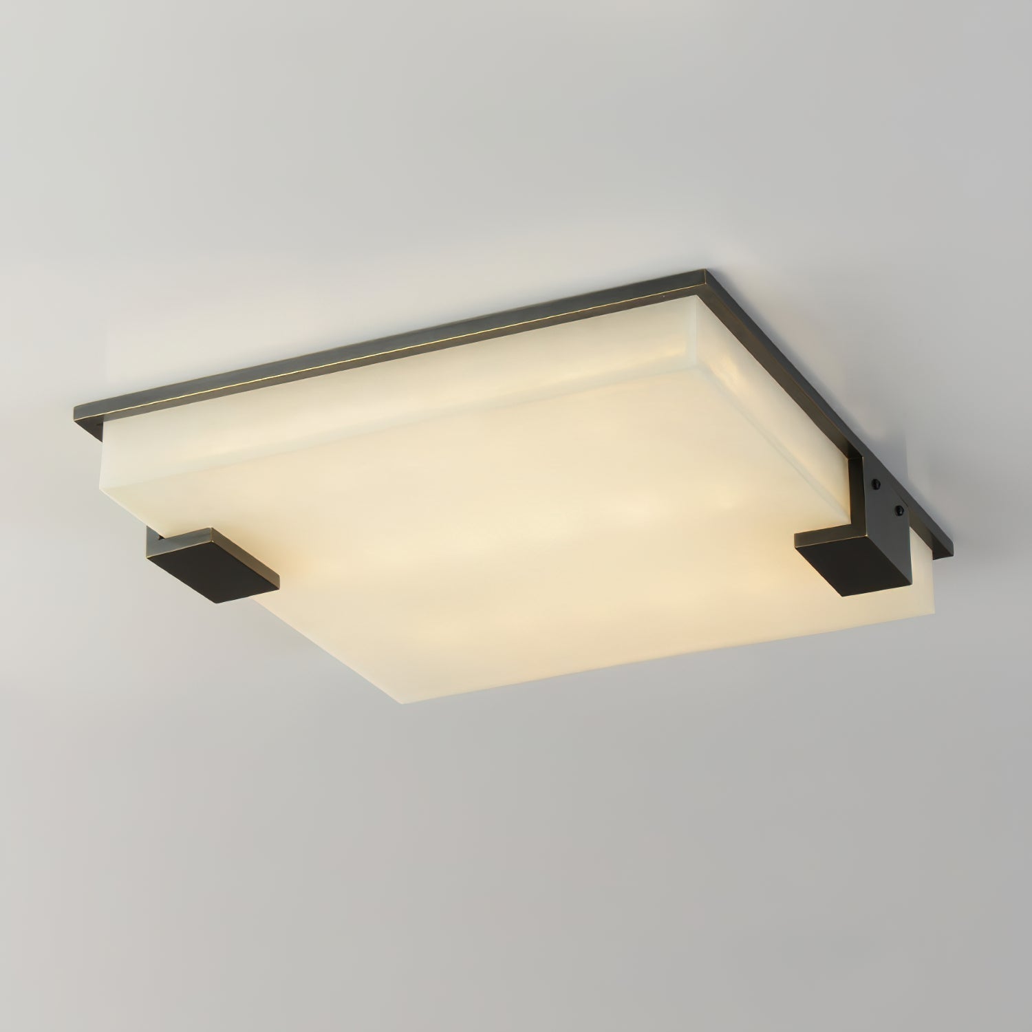 Otalyra Minimalist Alabaster Ceiling Light - Blowlighting