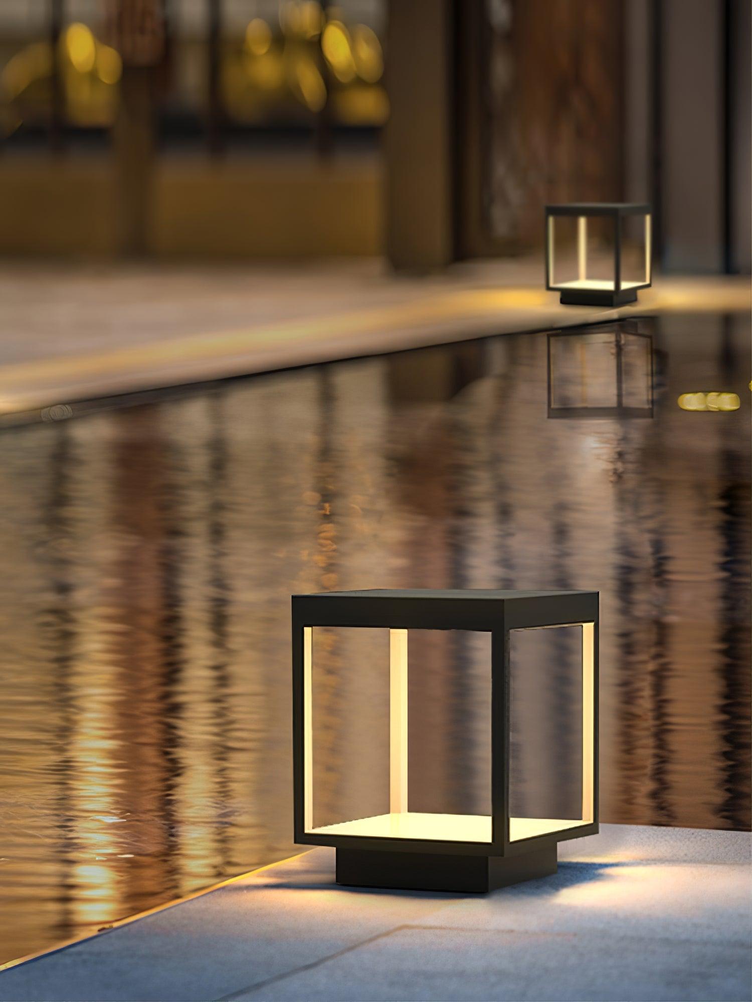 Square Frame Solar Outdoor Light - Blowlighting