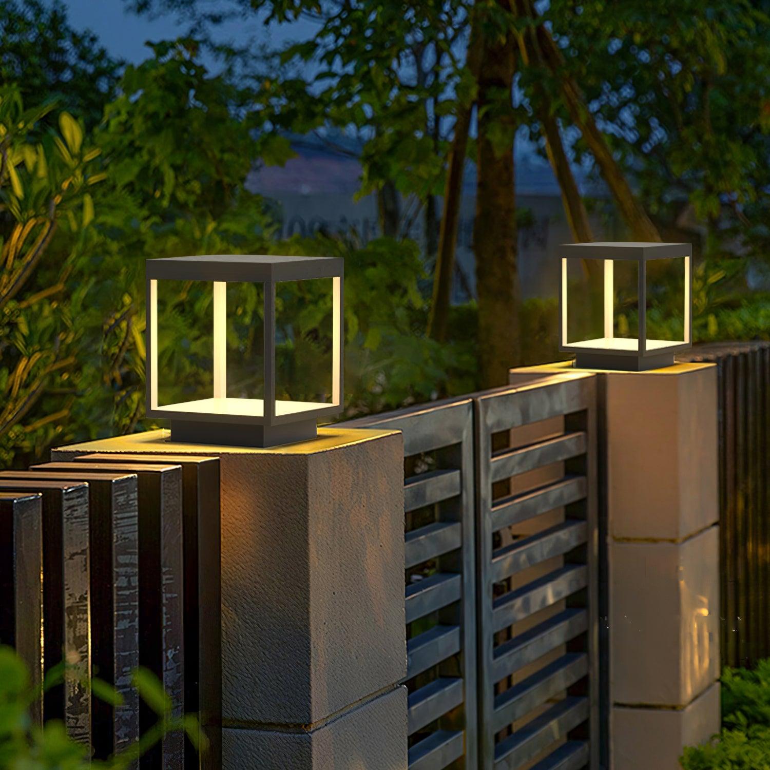 Square Frame Solar Outdoor Light - Blowlighting