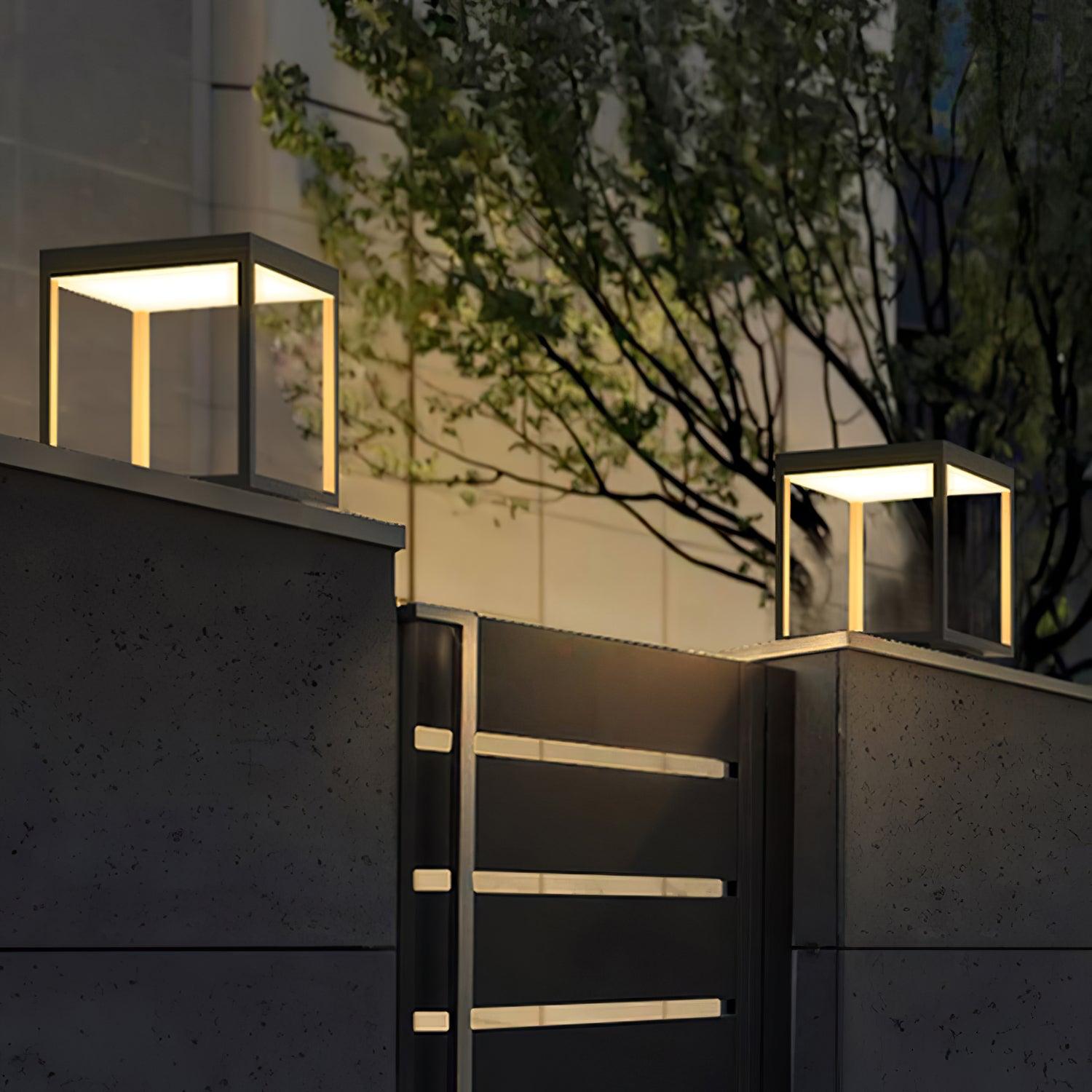 Square Frame Solar Outdoor Light - Blowlighting