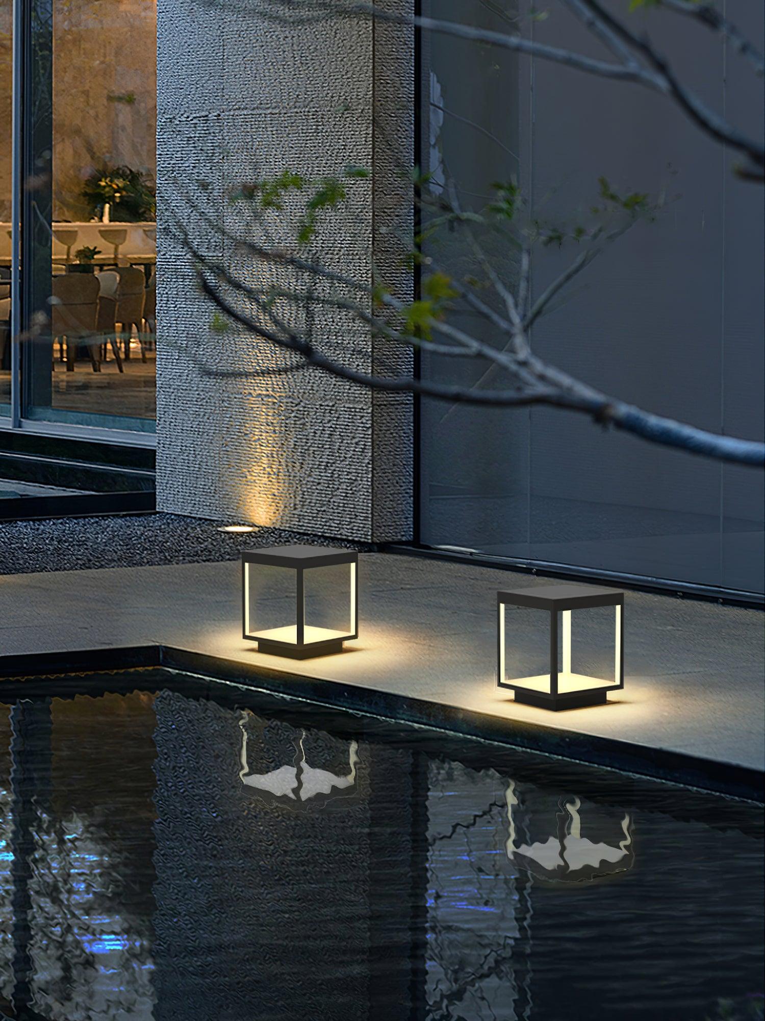 Square Frame Solar Outdoor Light - Blowlighting