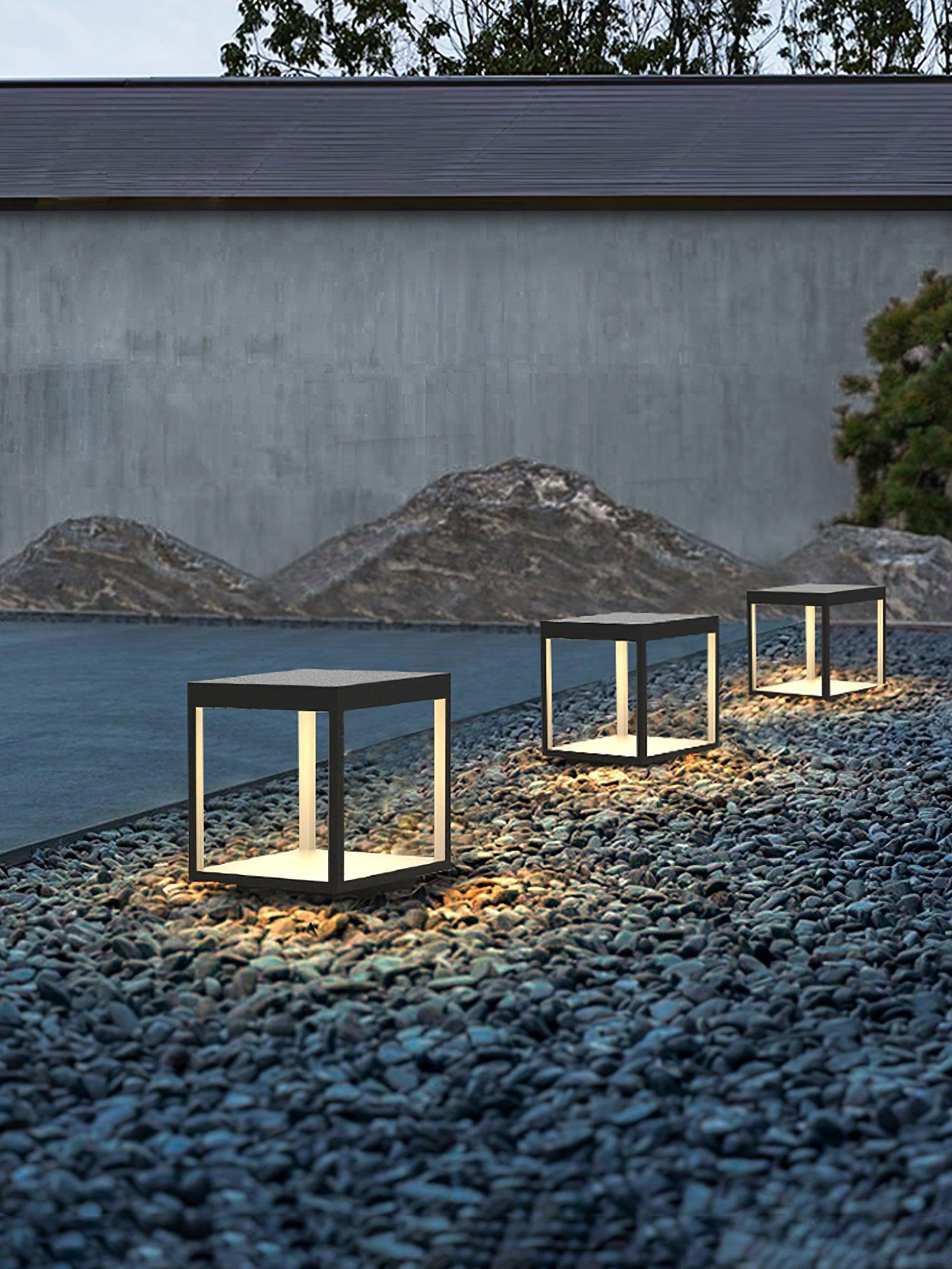 Square Frame Solar Outdoor Light - Blowlighting