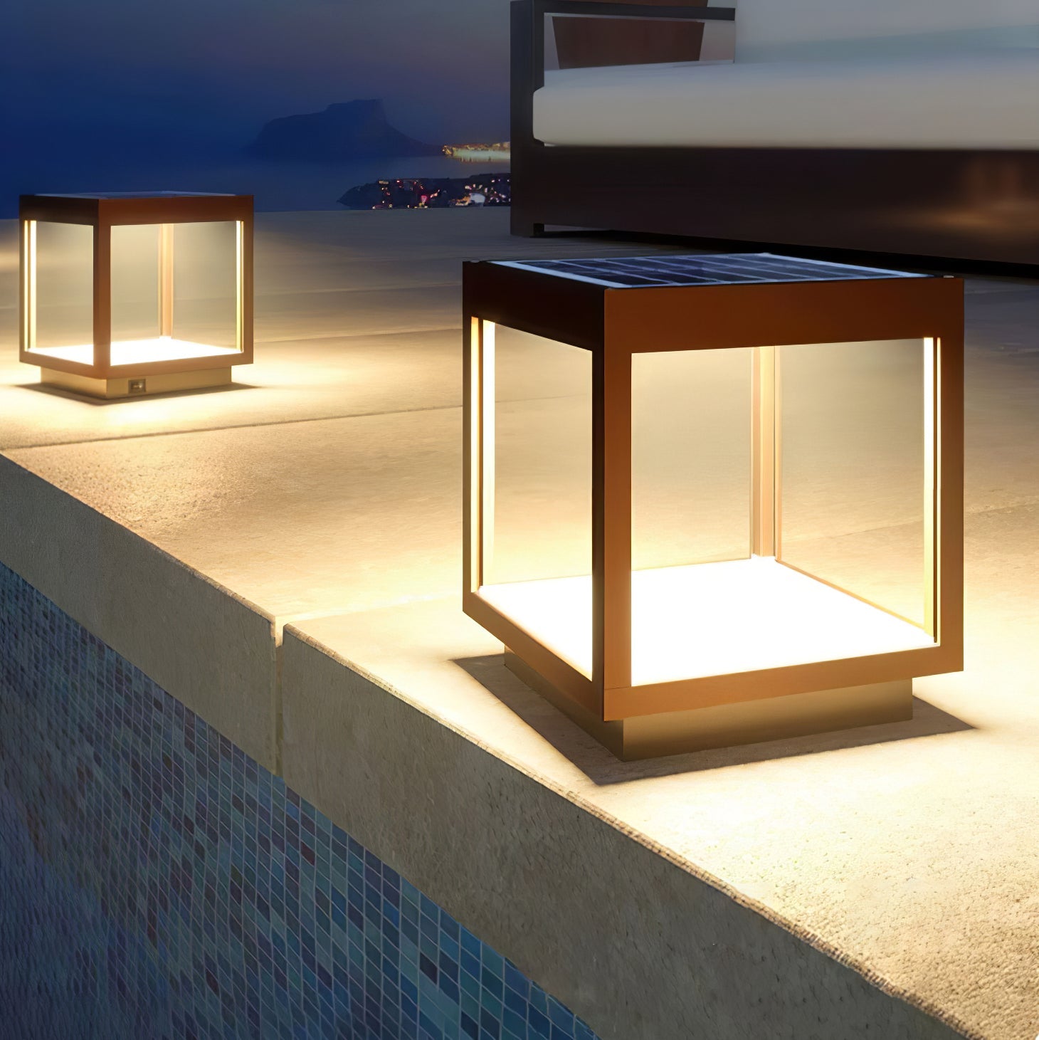 Square Frame Solar Outdoor Light - Blowlighting