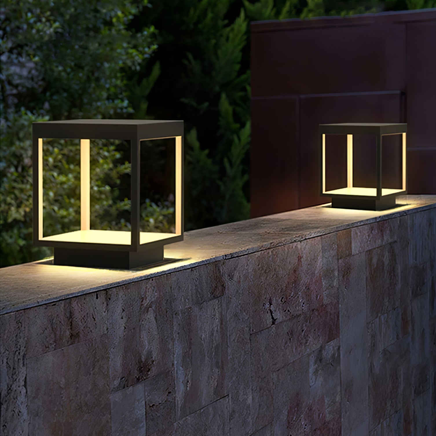 Square Frame Solar Outdoor Light - Blowlighting