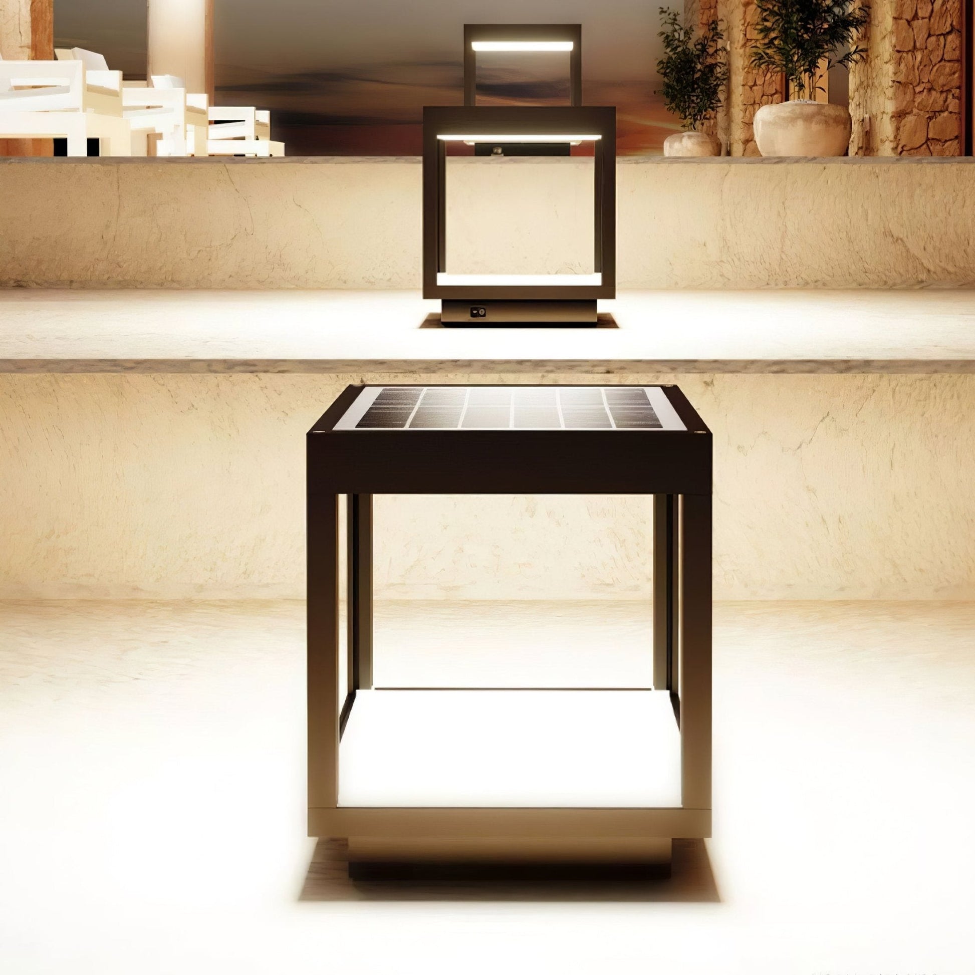 Square Frame Solar Outdoor Light - Blowlighting