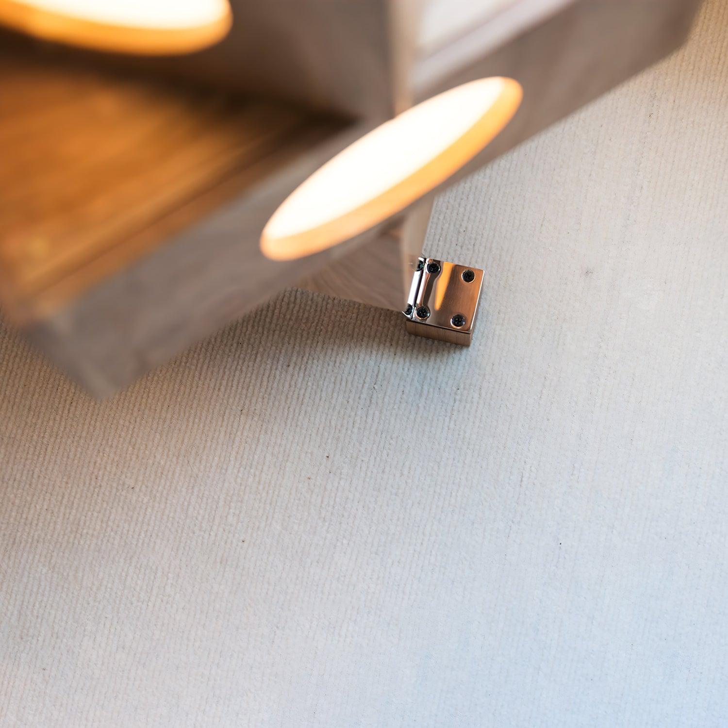 Zalynora Stacked Wood Floor Lamp - Blowlighting