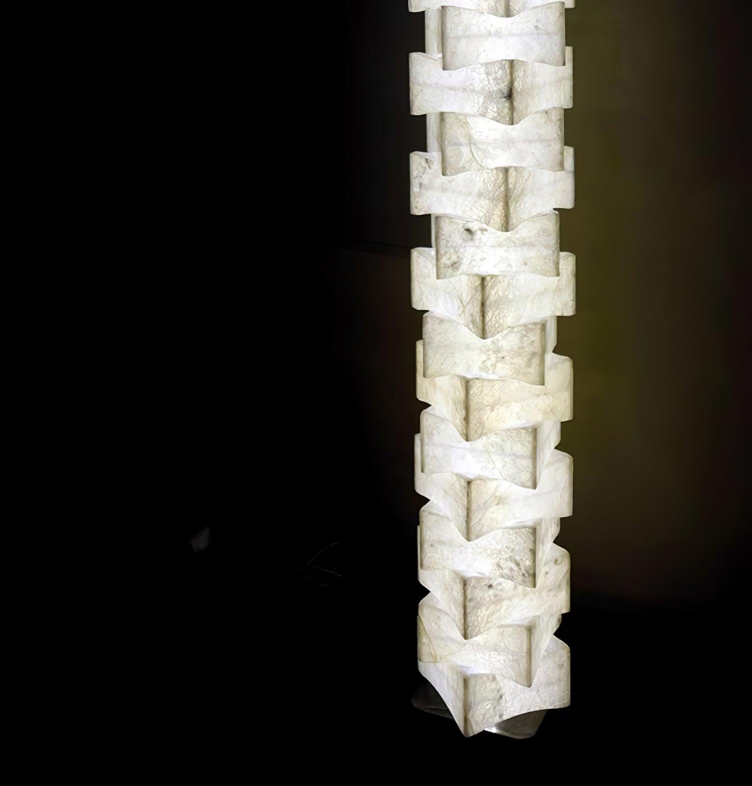Isolde Alabaster Floor Lamp - Blowlighting