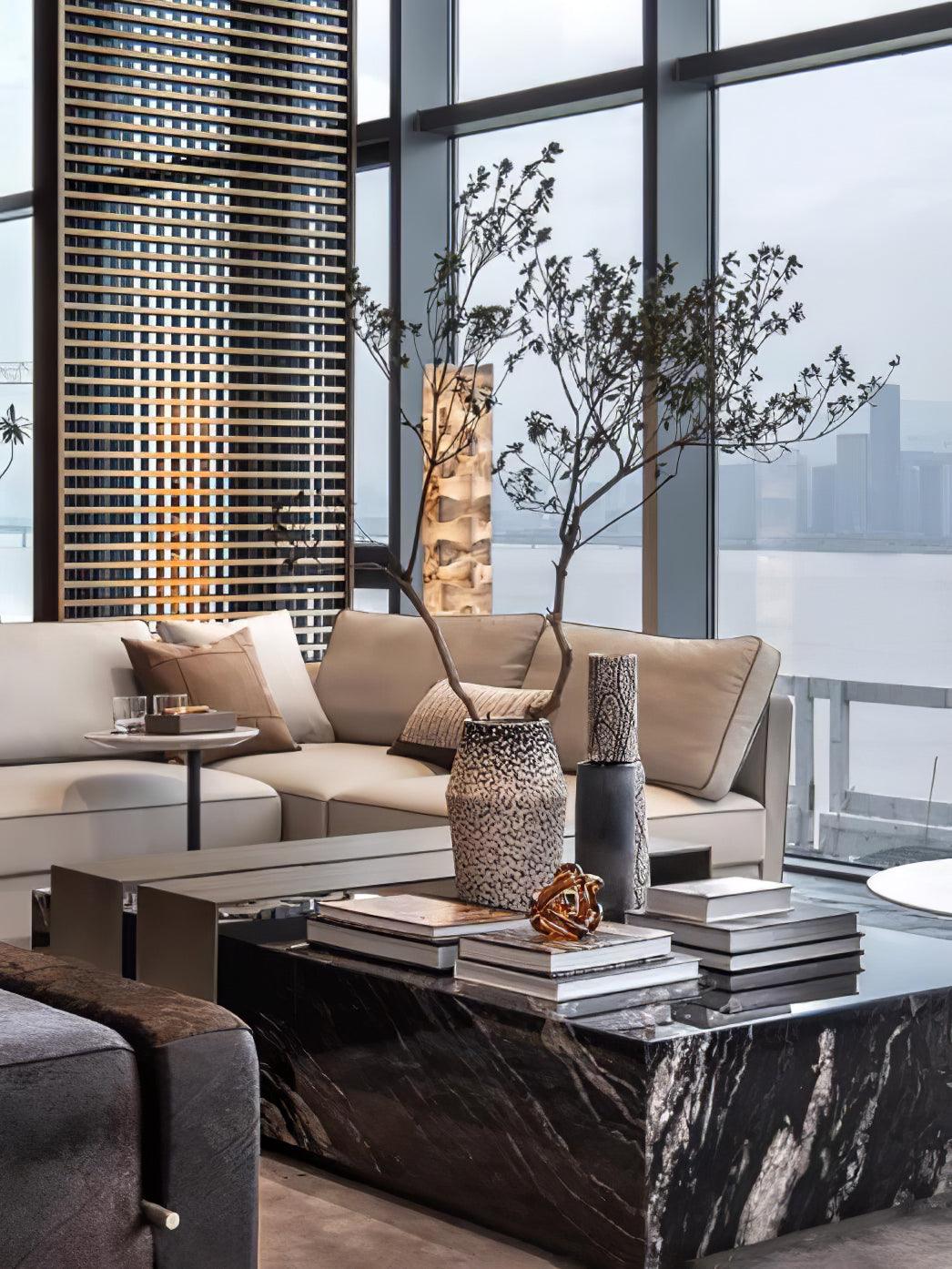 Isolde Alabaster Floor Lamp - Blowlighting