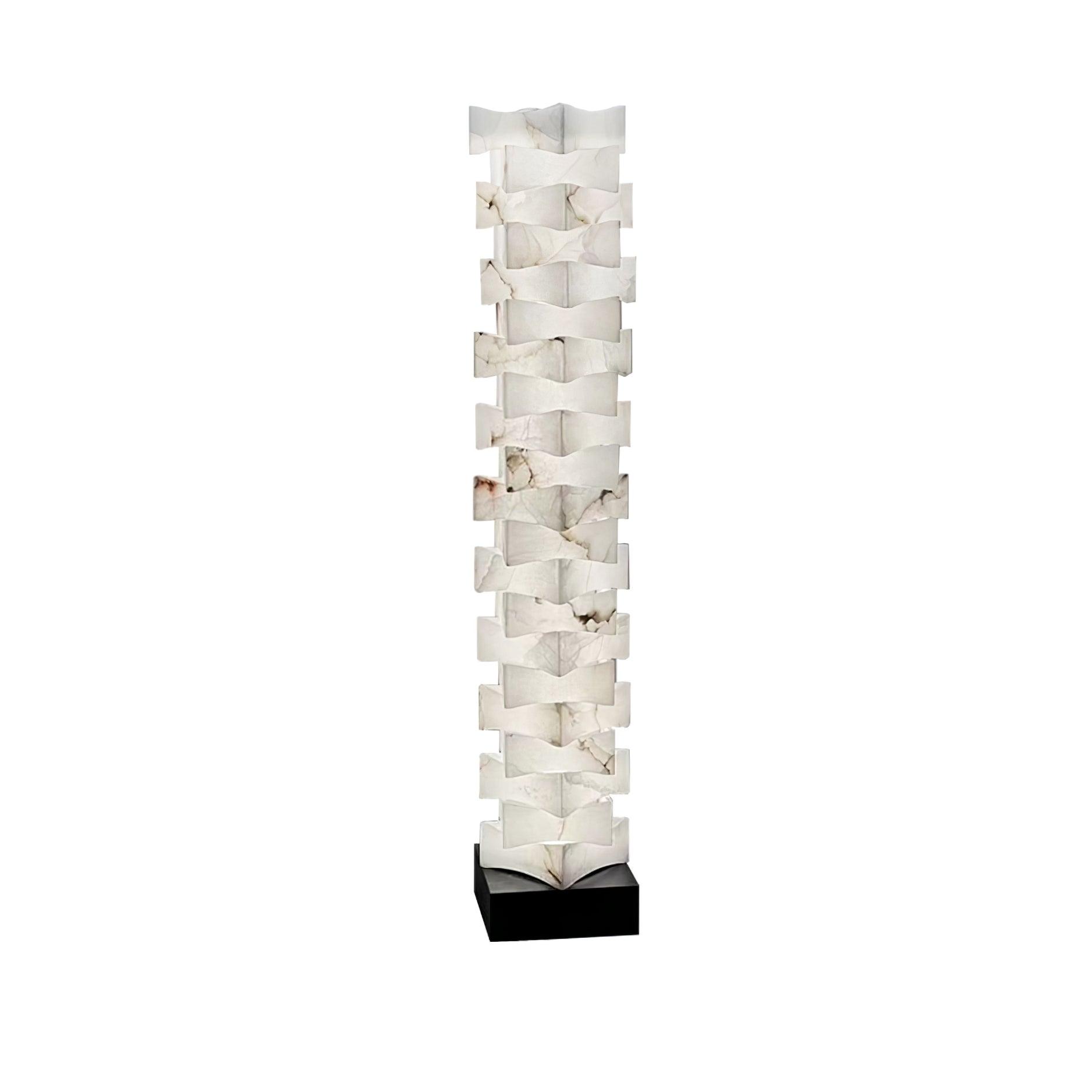 Isolde Alabaster Floor Lamp - Blowlighting