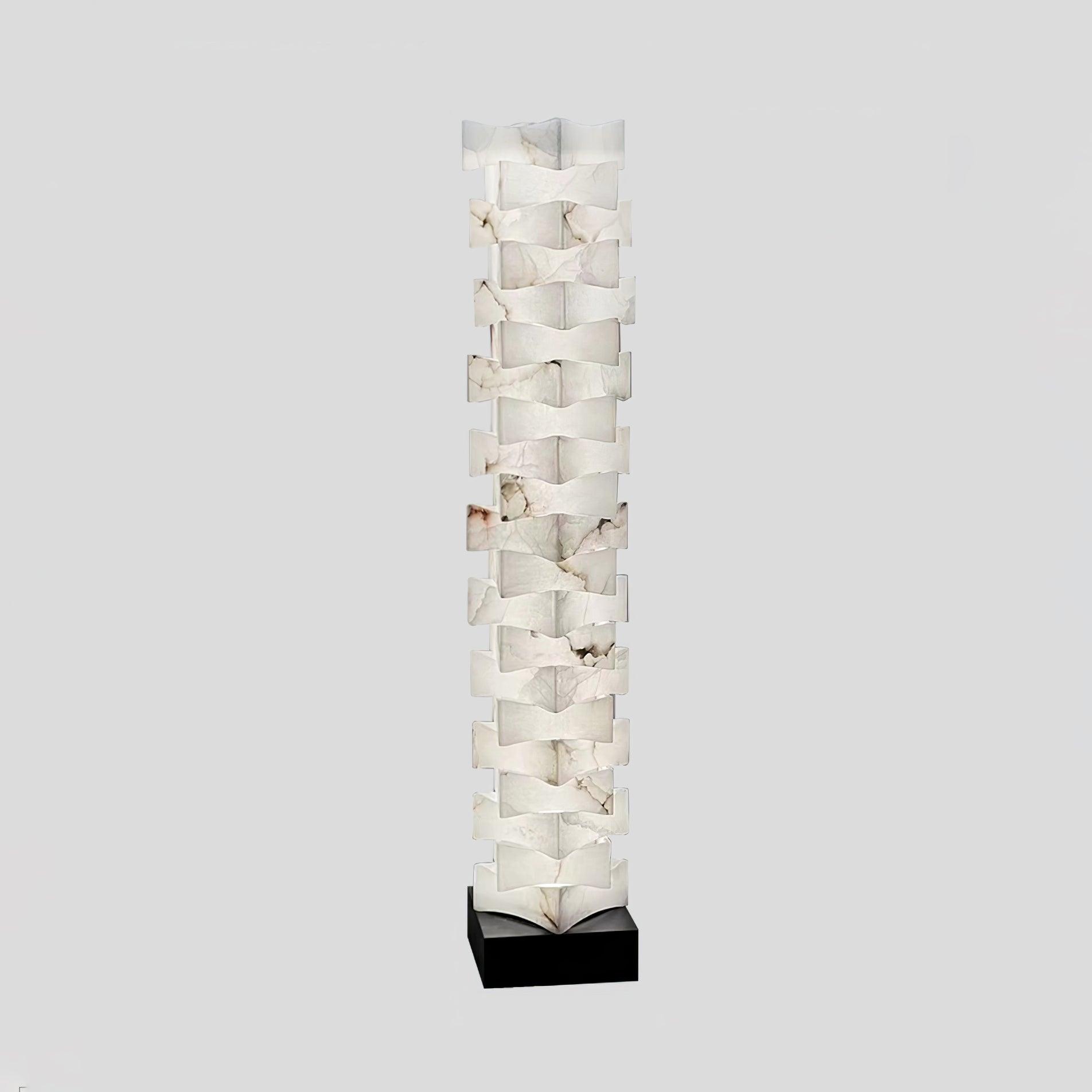 Isolde Alabaster Floor Lamp - Blowlighting