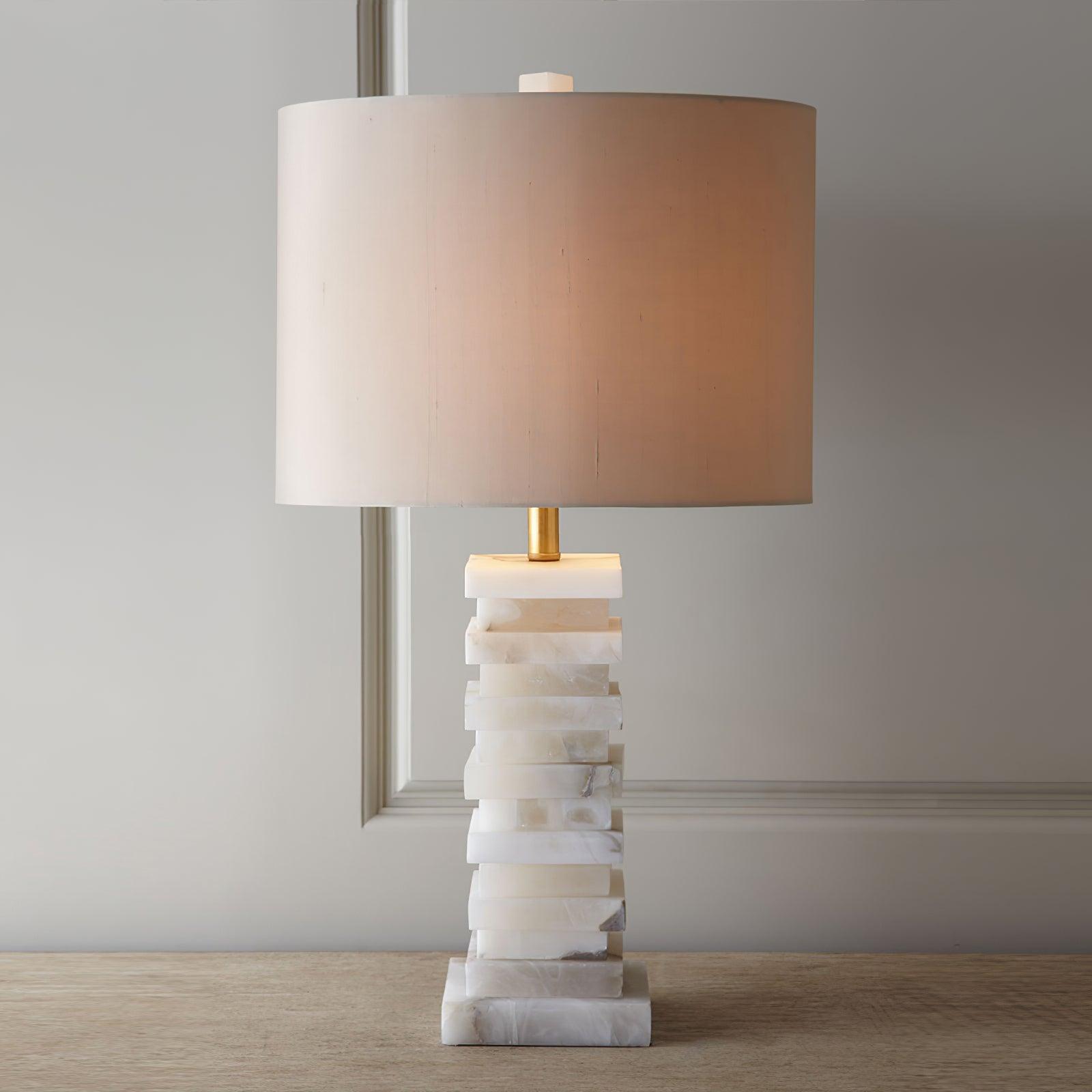 Covynen Alabaster Table Lamp - Blowlighting